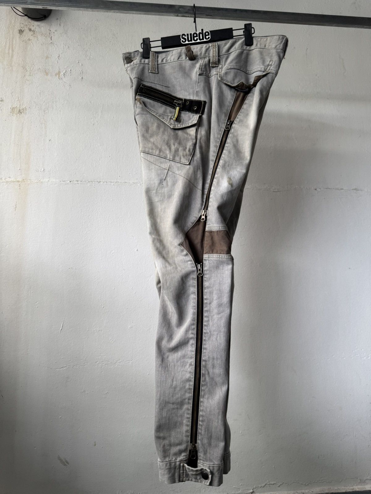 If Six Was Nine ppfm zipper bondage punk vkei lgb style pants Size US 34 / EU 50 - 1 Thumbnail