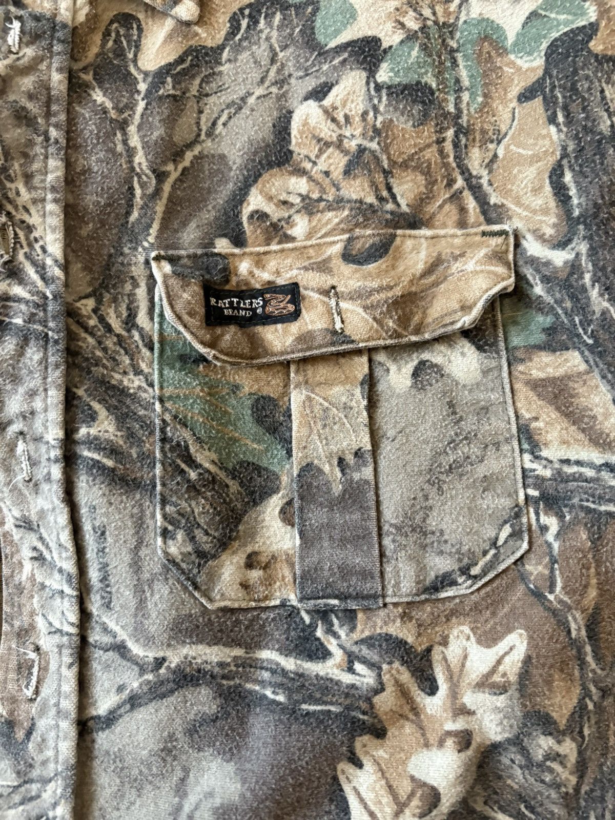 Vintage Vintage Real Tree button up jacket Size US L / EU 52-54 / 3 - 2 Thumbnail