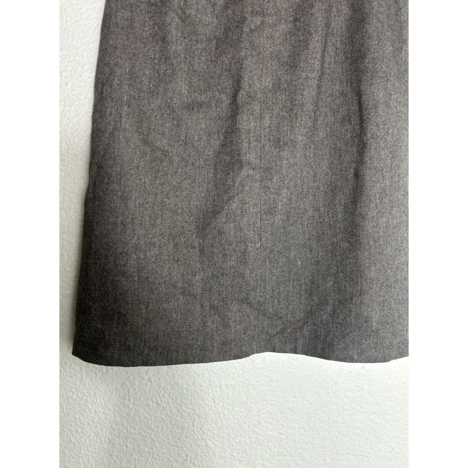 Banana Republic Banana Republic Skirt Gray Wool Stretch A-Line Side Zip 2 Knee Length Women MPN 26X21 Size 26" / US 2 / IT 38 - 7 Thumbnail