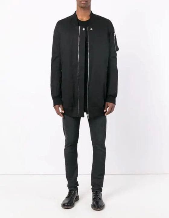 Rick Owens Rick Owens 17FW GLITTER FAUN FLIGHT BOMBER Size US M / EU 48-50 / 2 - 8 Thumbnail