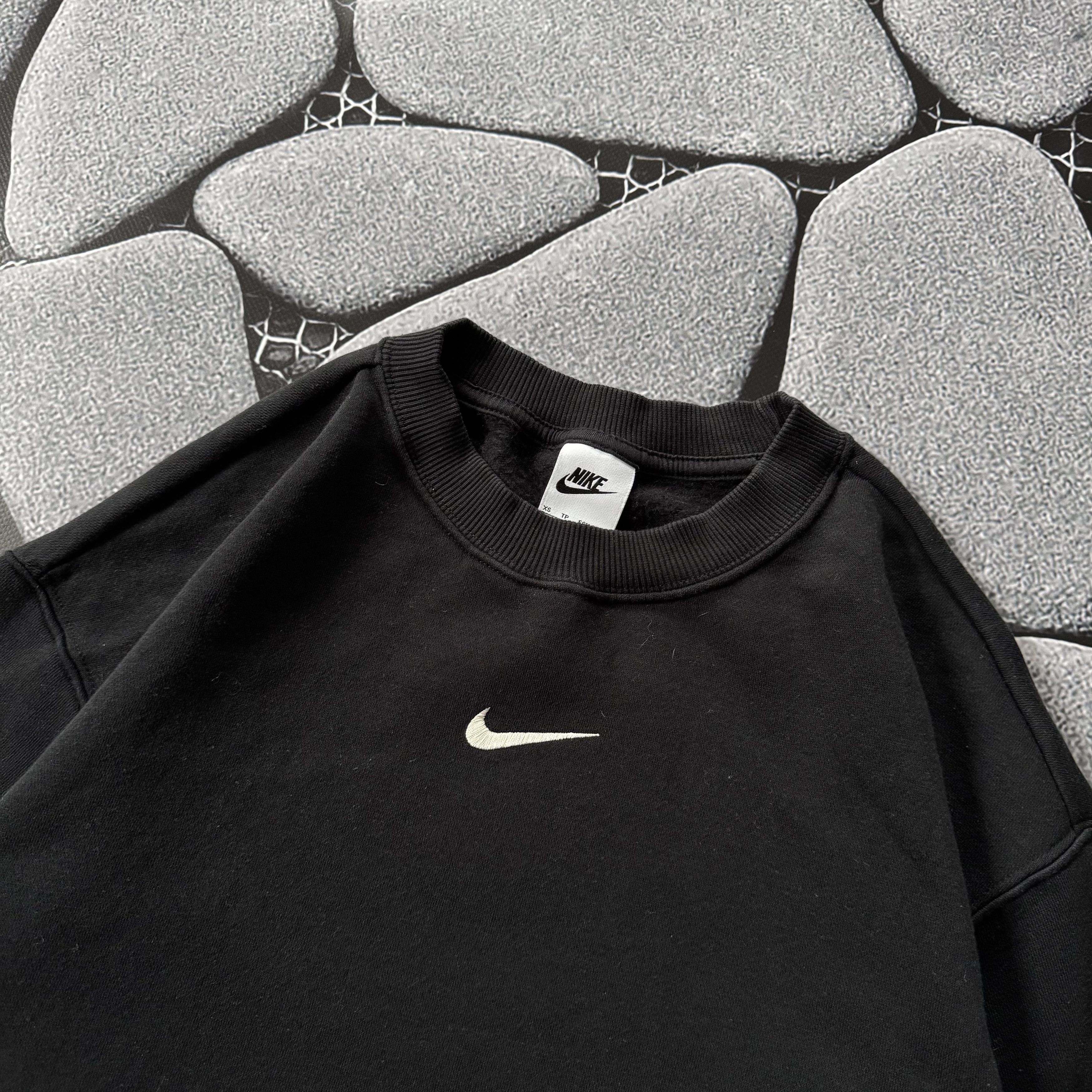 Nike NIKE VINTAGE CENTRE LOGO SWEATSHIRT DRILL Y2K Size US XS / EU 42 / 0 - 3 Thumbnail