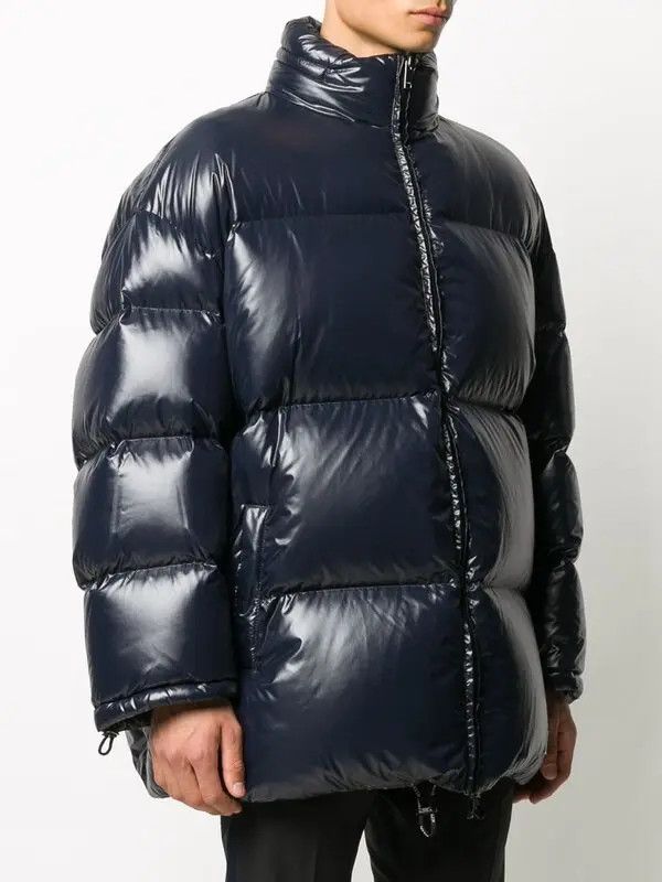 Valentino o1y0525 Logo Shell Jacket in Midnight Blue Size US M / EU 48-50 / 2 - 3 Thumbnail