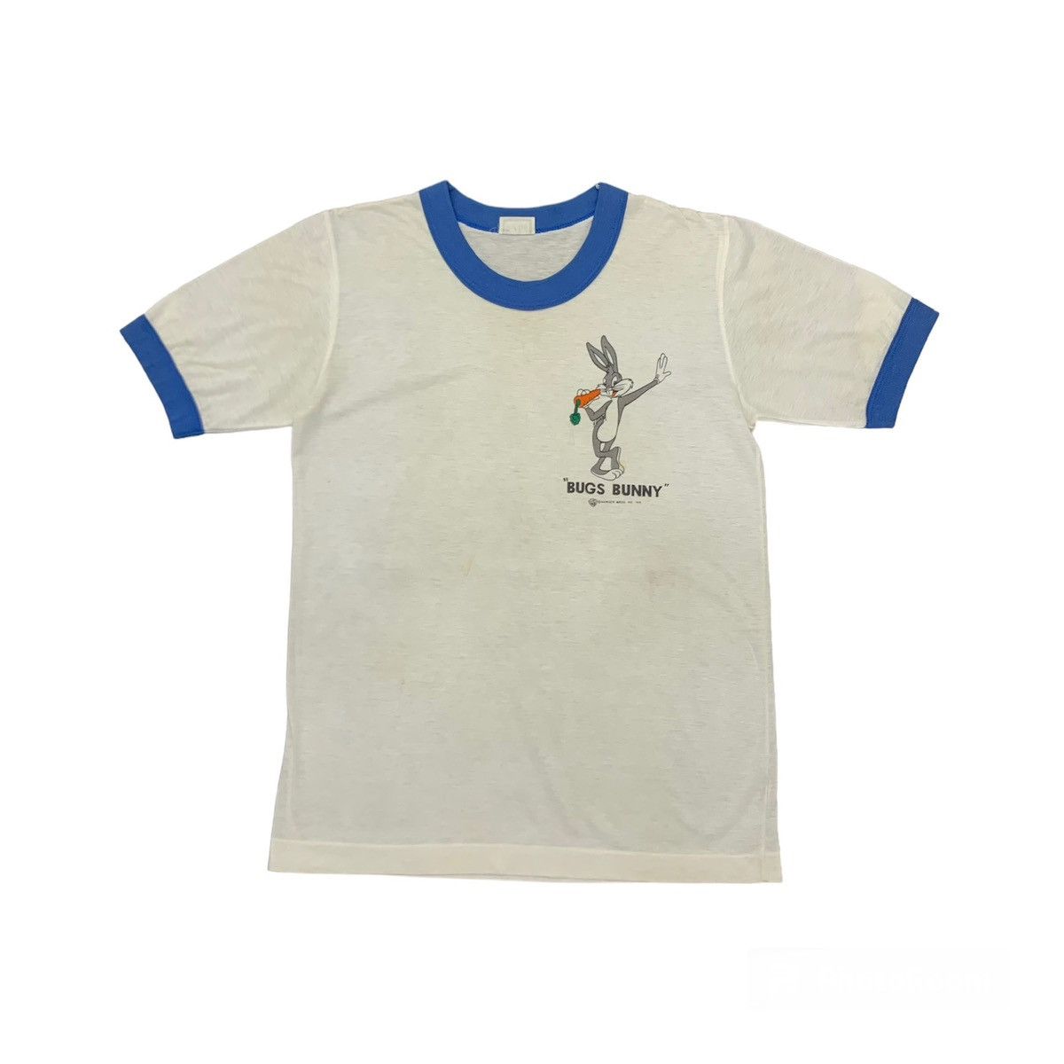 Vintage Vintage 1978 Bugs Bunny Warner Bros Ringer Tshirt Size US M / EU 48-50 / 2 - 1 Thumbnail