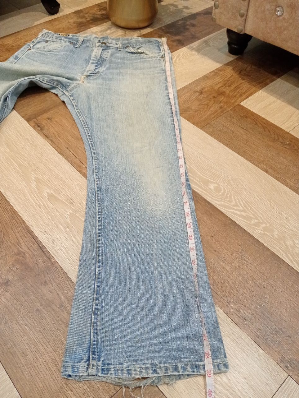 Lee RARE LEE RIDERS VINTAGE SANFORIZED FLARED JEANS - SIZE 34 Size US 34 / EU 50 - 19 Thumbnail