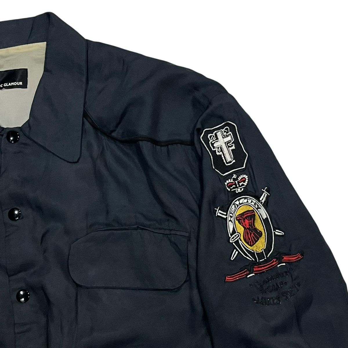Hysteric Glamour Hysteric Glamour Big Logo Two Pocket Rayon Jacket Size US L / EU 52-54 / 3 - 4 Thumbnail