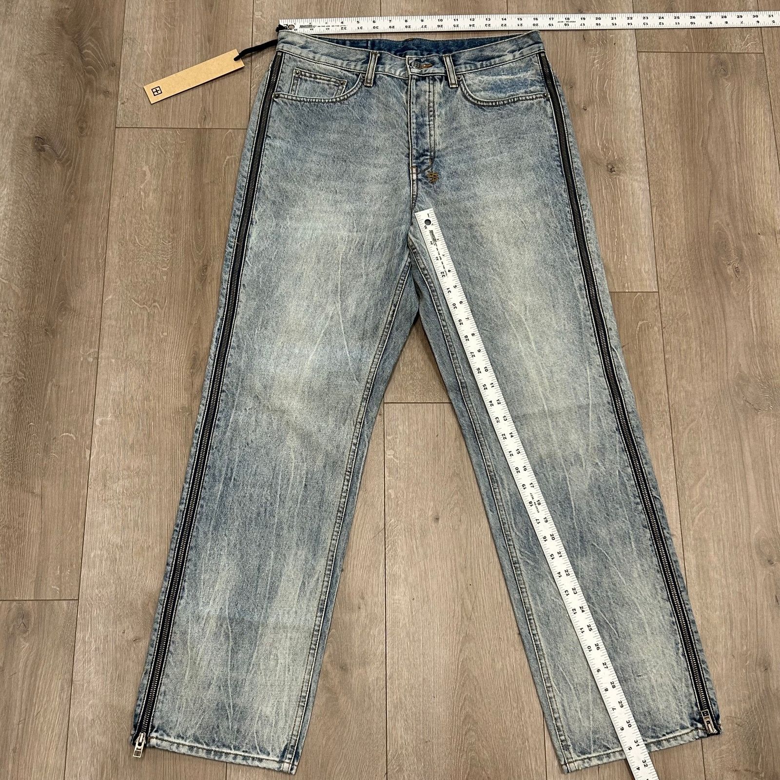 Ksubi new Ksubi Anti K Zip Leg Dynamite Relaxed Fit Jeans size 30 Size US 30 / EU 46 - 5 Thumbnail
