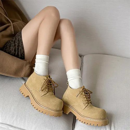 Other Chunky Suede Ankle Boots Size US 10 / EU 43 - 5 Thumbnail