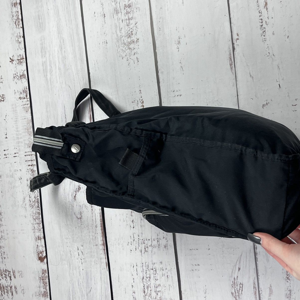 Nike × Vintage Nike Vintage Handbag Y2K Drill Gorpcore Streetwear Size ONE SIZE - 8 Thumbnail