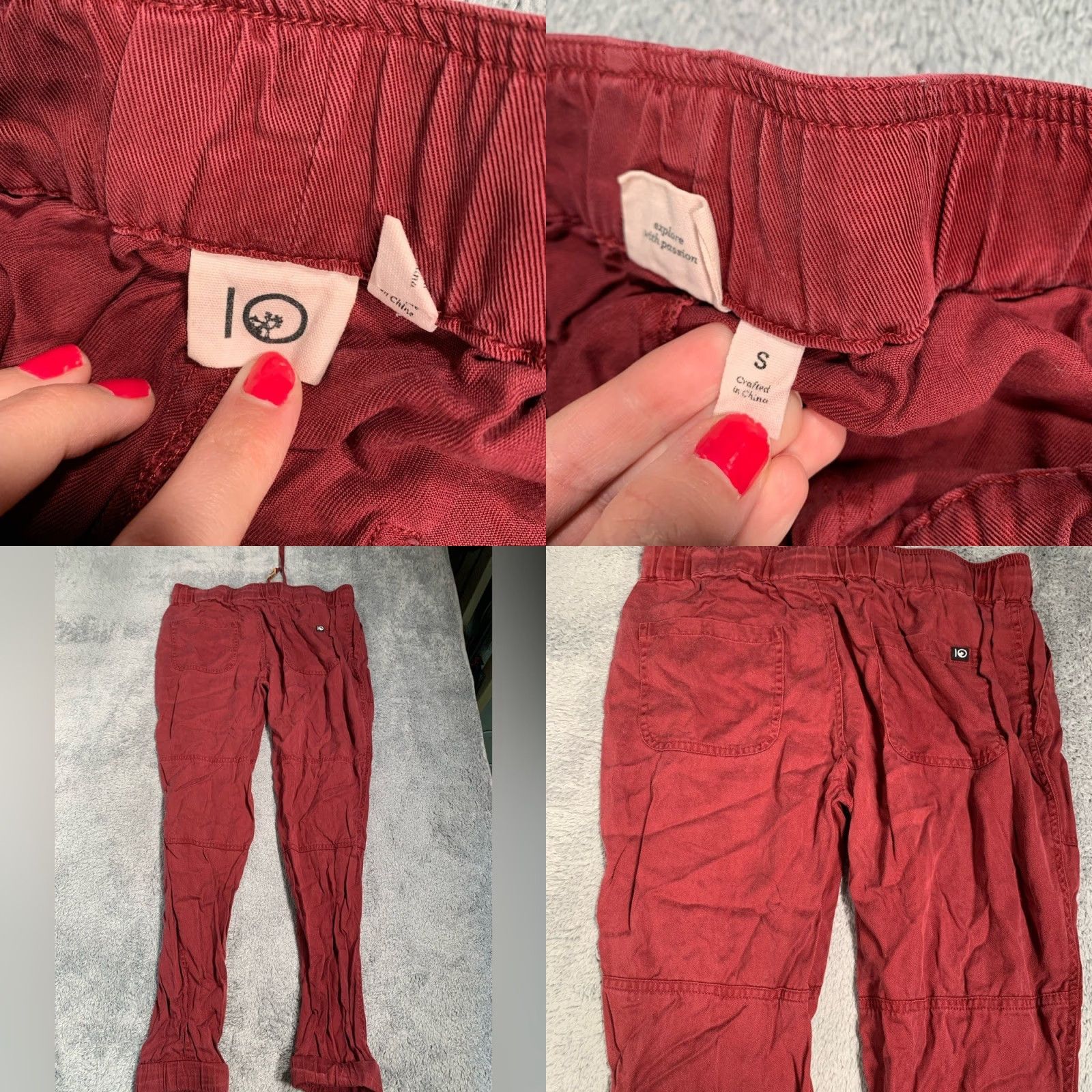 tentree tentree Red Women's Pants Size 32" / US 10 / IT 46 - 8 Thumbnail