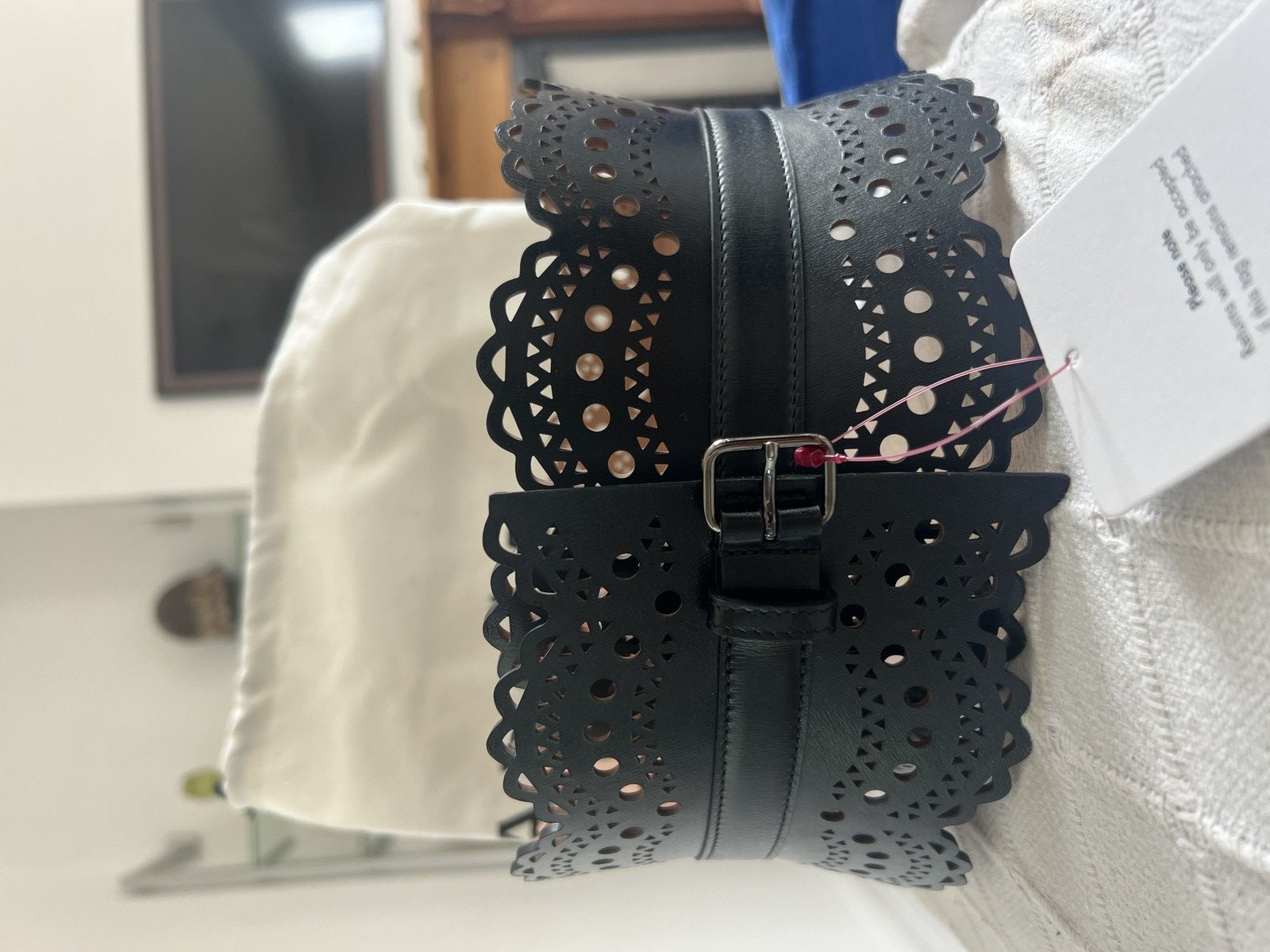 Alaia Alaia Wide Leather Vienne Corset Belt Size ONE SIZE - 3 Thumbnail
