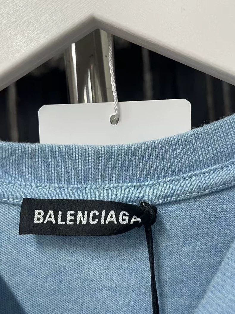 Balenciaga Balenciaga Haze Blue Coke Short Sleeves 2505-Nextarrow Size US XS / EU 42 / 0 - 7 Thumbnail