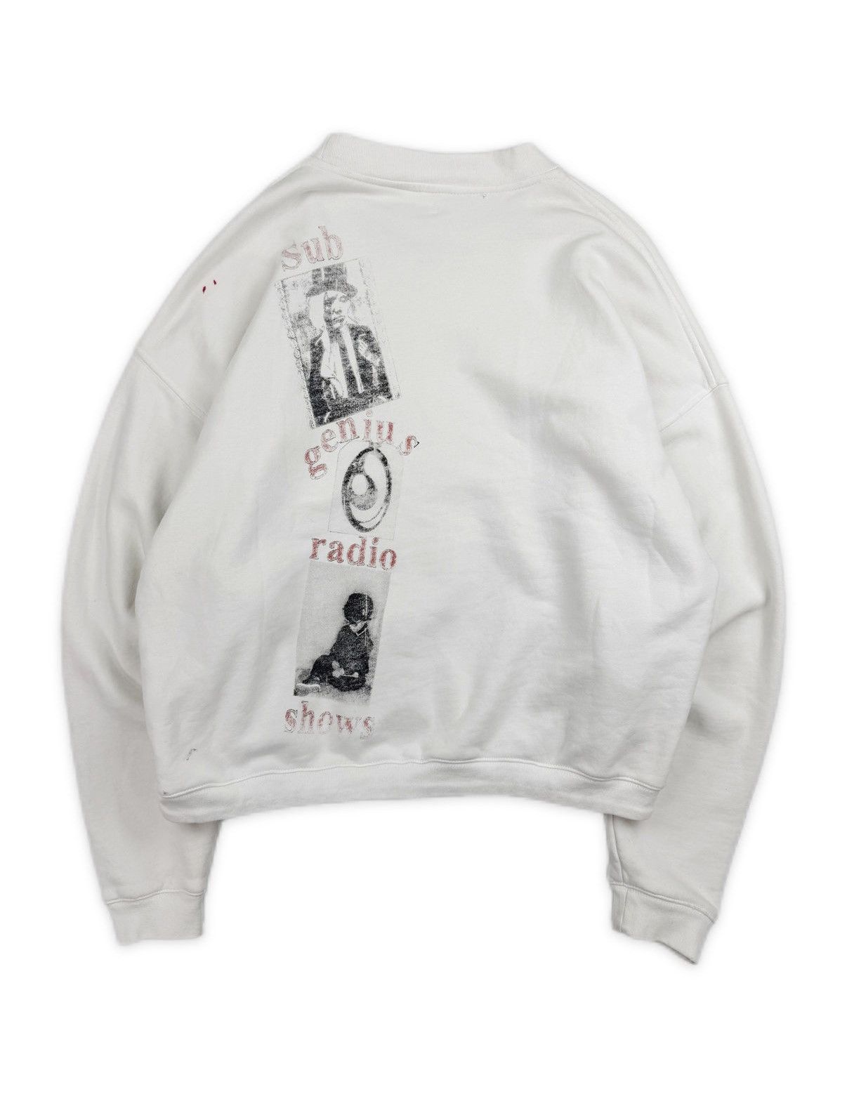 Enfants Riches Deprimes Enfants Riches Deprimes ‘Genius Radio’ White Heavy Crewneck Size US M / EU 48-50 / 2 - 3 Thumbnail