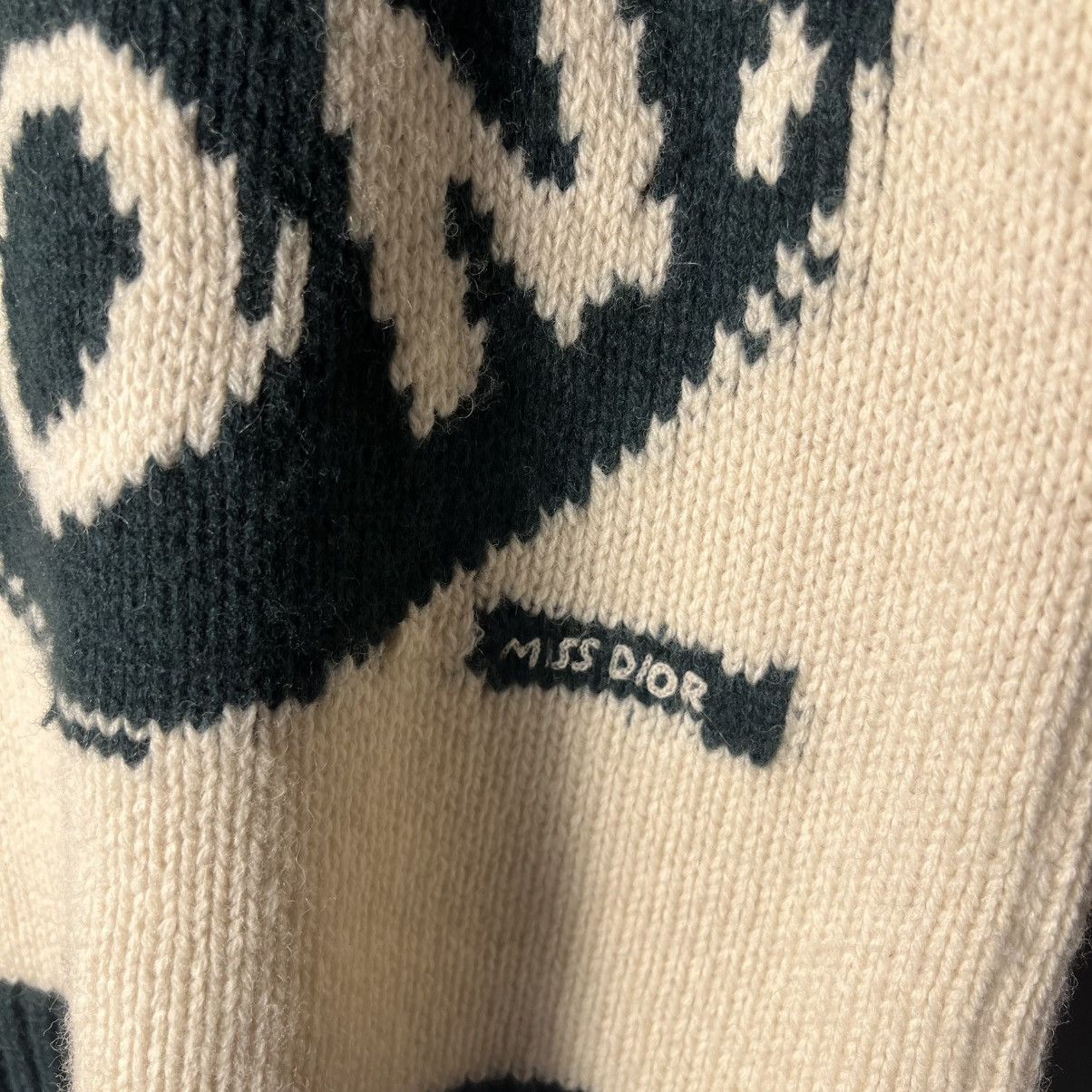 Dior Christian Dior 2018 'C'est Non' Knit Sweater Size XS / US 0-2 / IT 36-38 - 3 Thumbnail