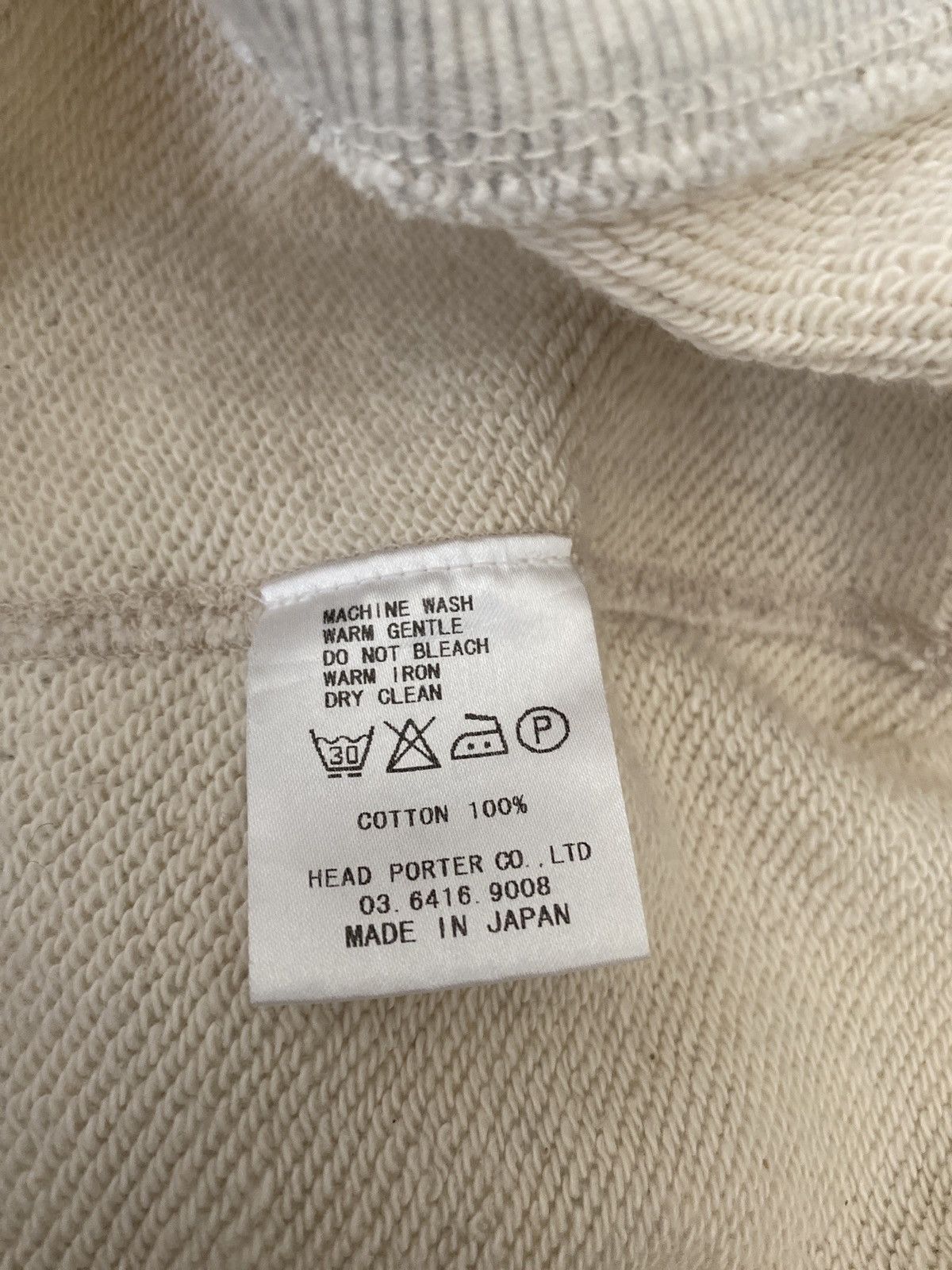 Head Porter Head Porter Plus Oatmeal Raglan Sleeve Hoodie Size US L / EU 52-54 / 3 - 7 Thumbnail