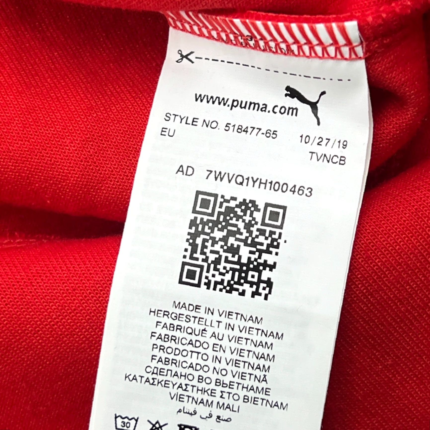 Puma PUMA Norway 2019 International Team Sweatshirt Hoodie Pullover Hooded XS Blue Unisex Adults Hoodie Long Sleeve Regular Fit Winter Pullover Shirt Size US L / EU 52-54 / 3 - 6 Thumbnail