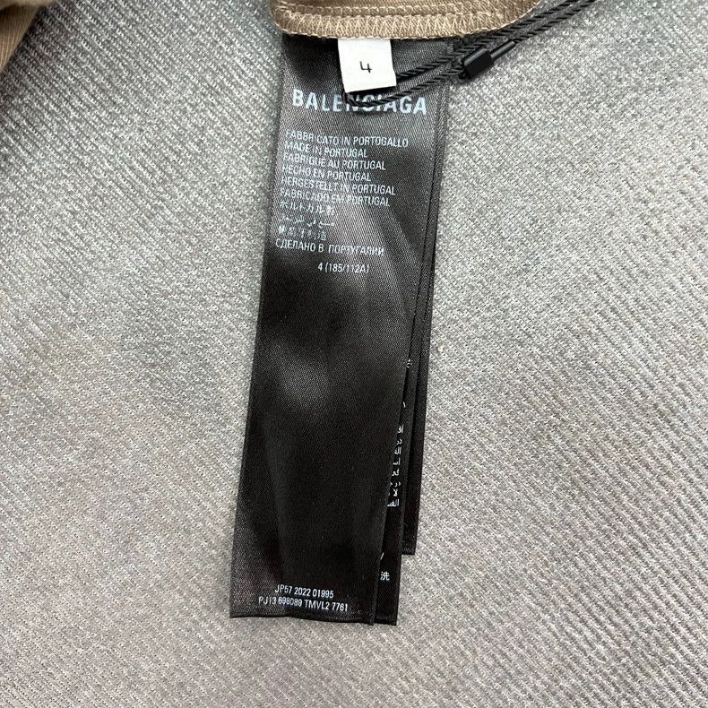 Balenciaga Balenciaga Brown WFP food agency wheat ear print logo faux Size US XL / EU 56 / 4 - 7 Thumbnail