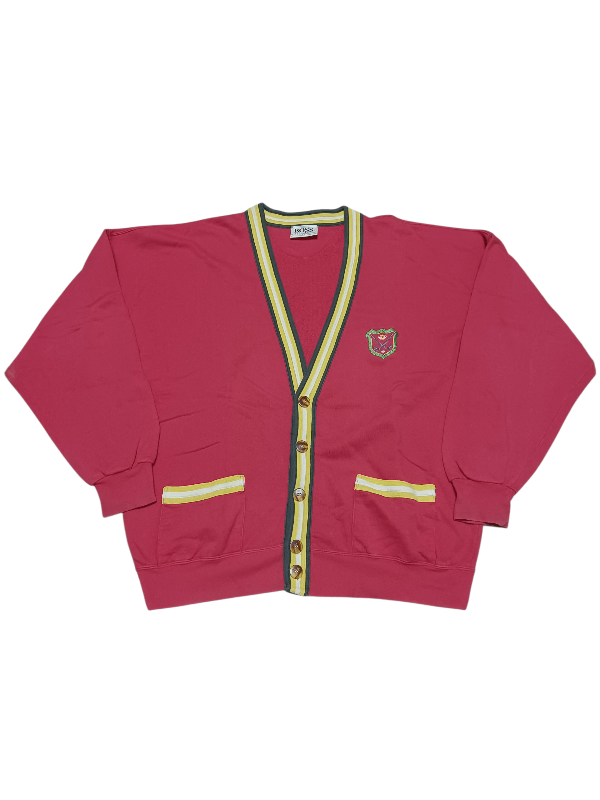 Hugo Boss HUGO BOSS SPORT VINTAGE 90S COTTON CARDIGAN Size US M / EU 48-50 / 2 - 1 Thumbnail