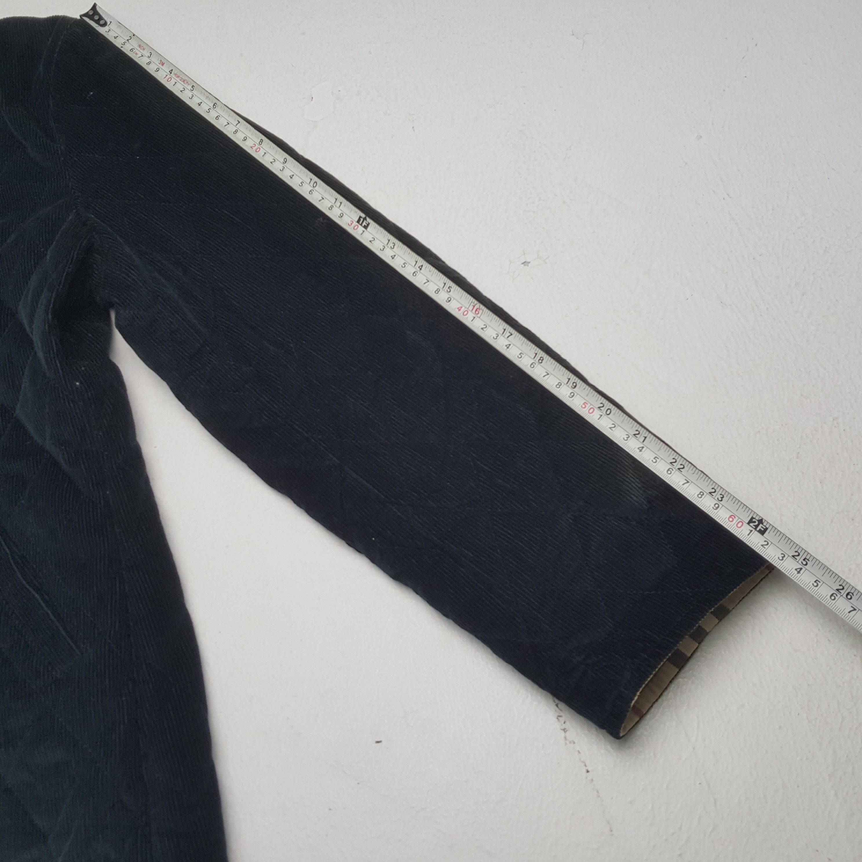 Burberry BURBERRY LONDON Fashion Style Custom Art Velvet Jacket Size US S / EU 44-46 / 1 - 6 Thumbnail