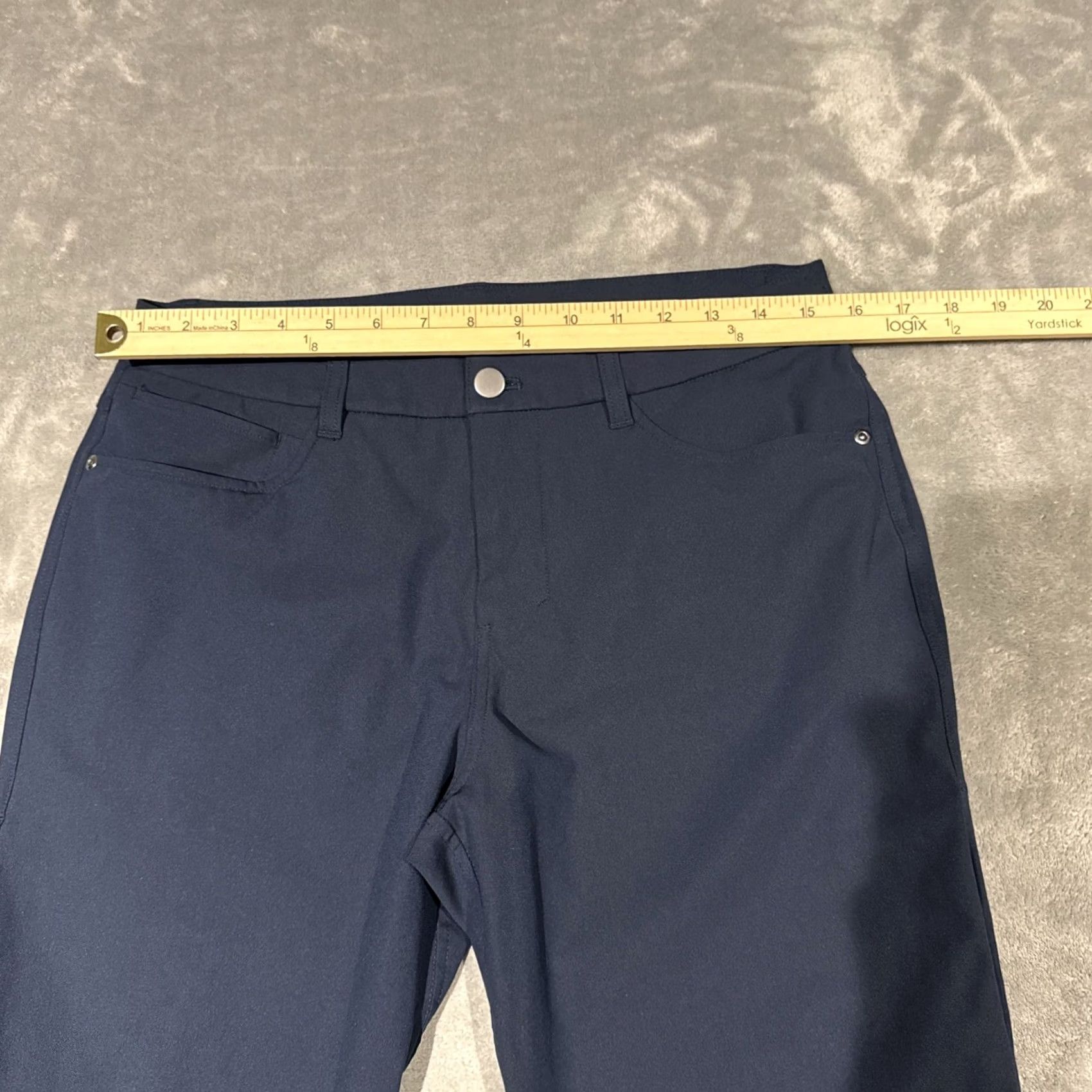 Lululemon Lululemon ABC Pant Slim Fit Warpstreme 5-Pocket Casual Pants Mens 31 Blue Size US 31 - 2 Thumbnail