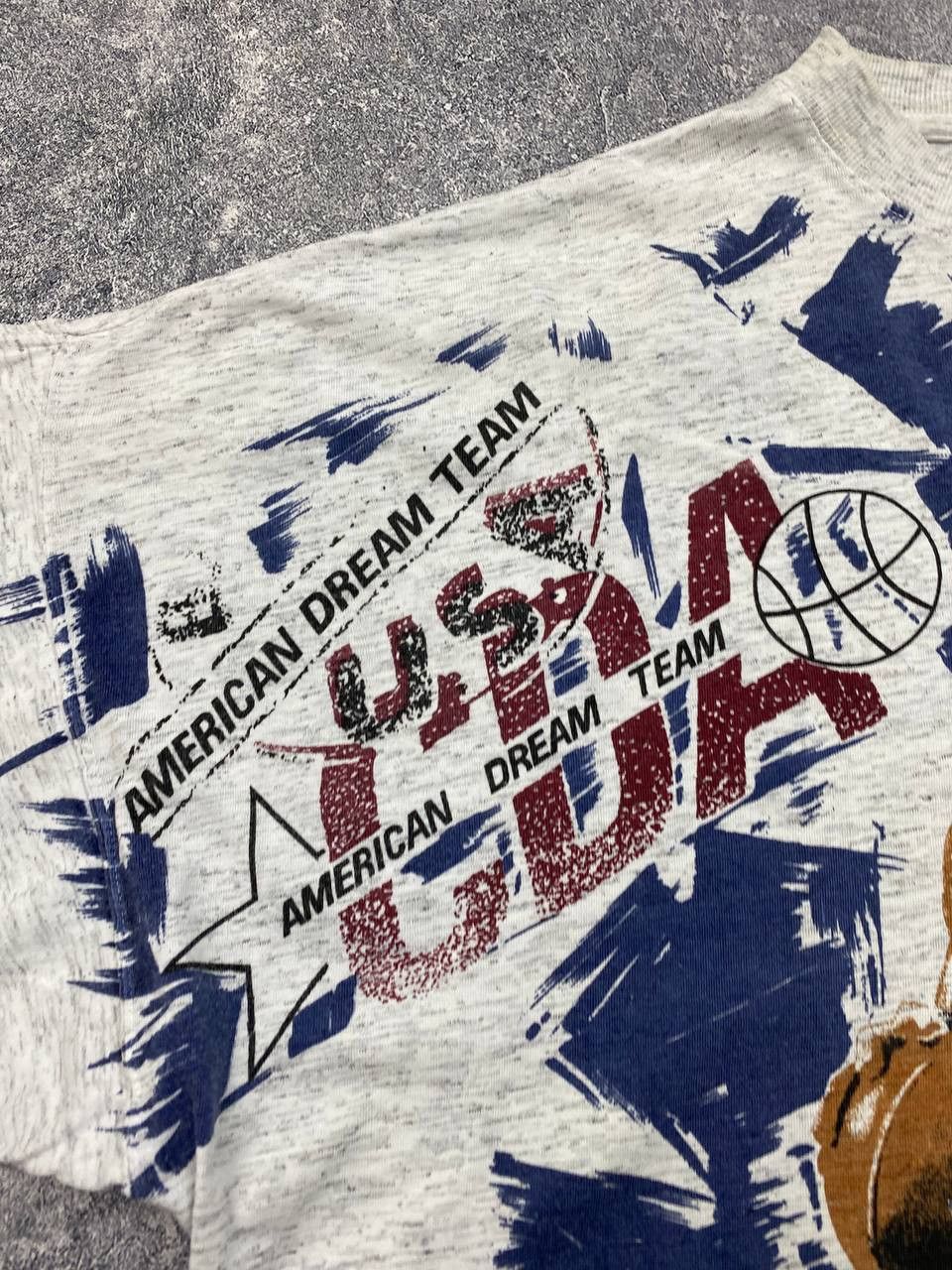 Band Tees × NBA × Vintage Vintage American Dream Team Miller 23 NBA Basketball tee Size US XL / EU 56 / 4 - 5 Thumbnail