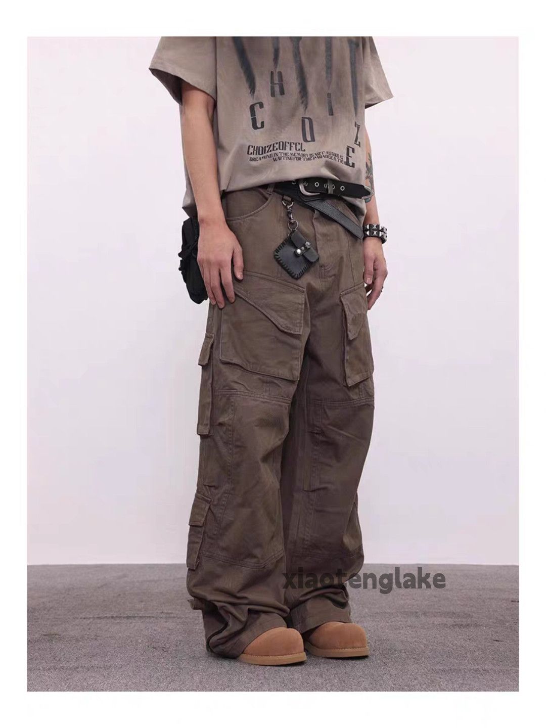 Designer × Japanese Brand × Vintage utility military loose baggy skate carpenter workwear pants Size US 30 / EU 46 - 4 Thumbnail