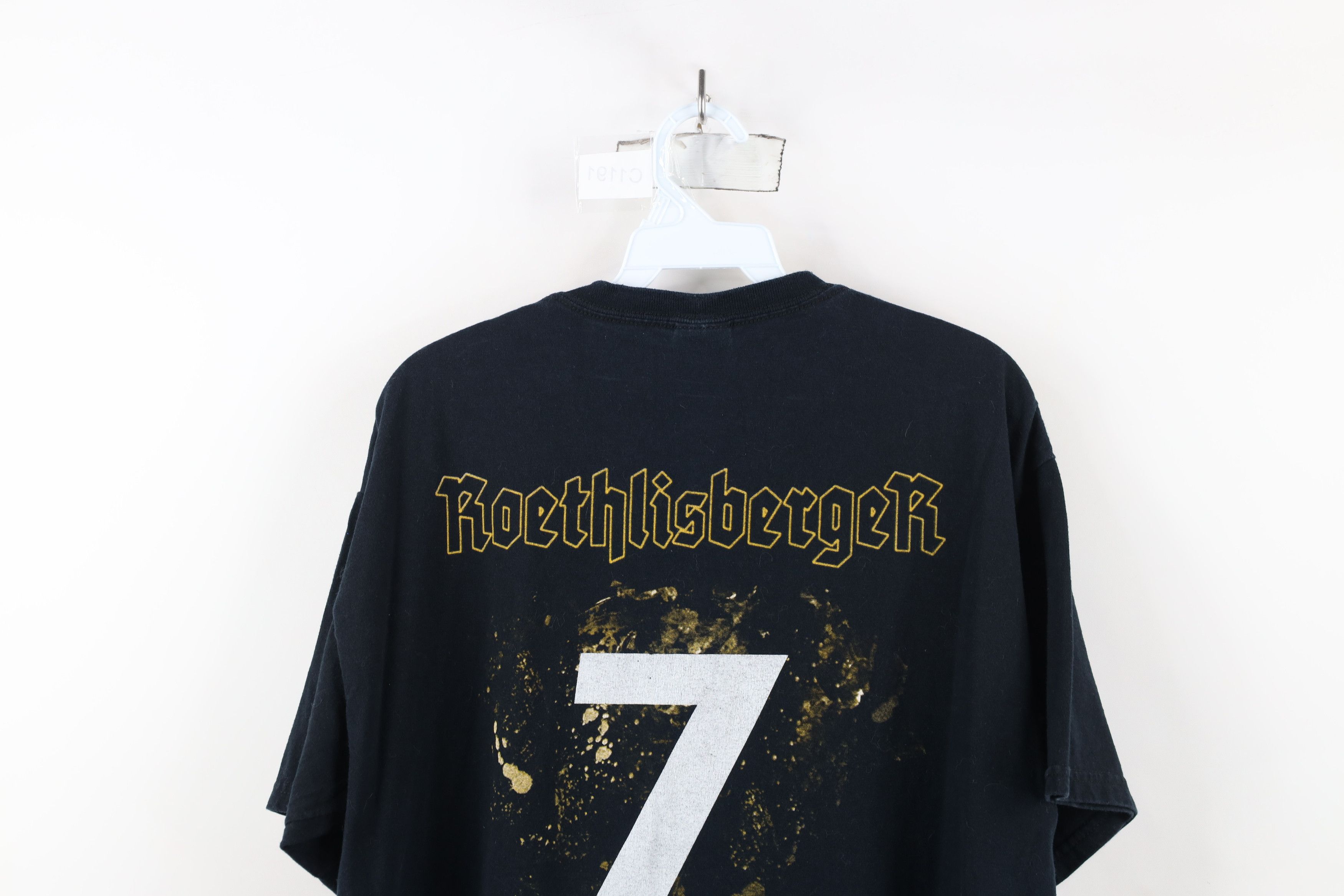 Vintage Vintage Y2K Ben Roethlisberger Pittsburgh Steelers T-Shirt Size US L / EU 52-54 / 3 - 13 Thumbnail