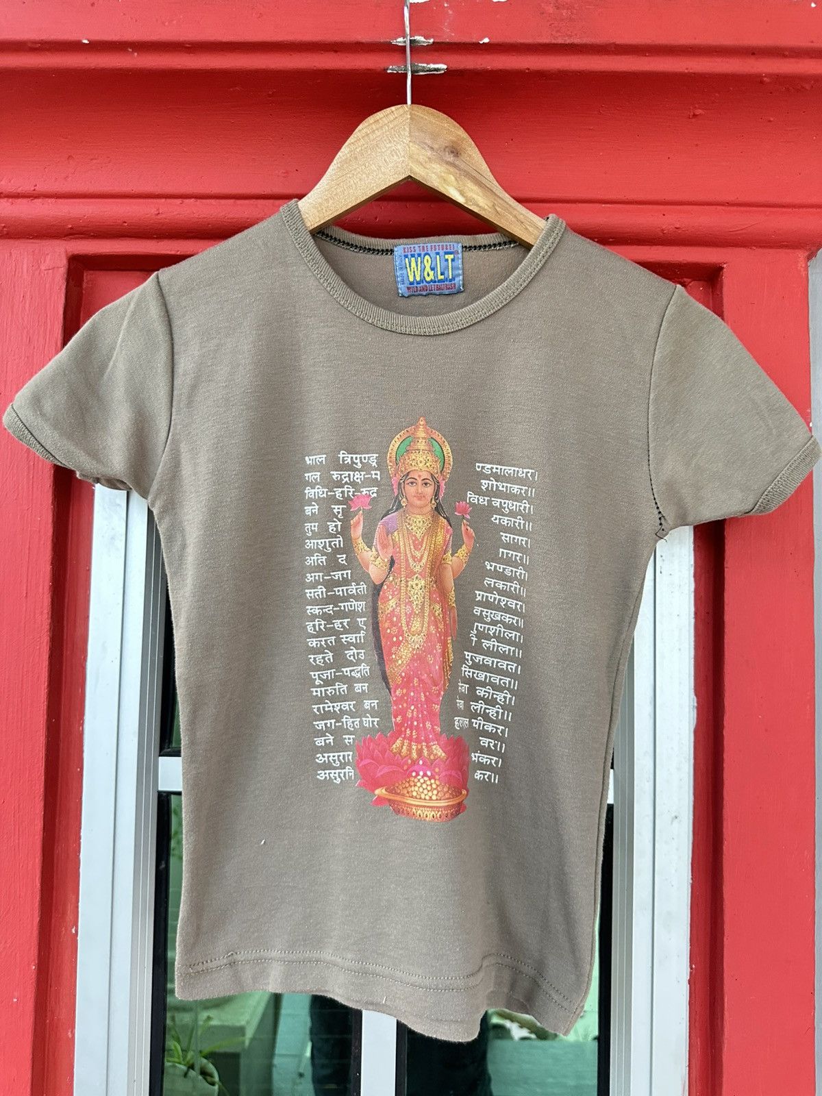 W&LT Vintage Wild And Lethal Trash Lakshmi goddess Tee Size XS / US 0-2 / IT 36-38 - 1 Thumbnail