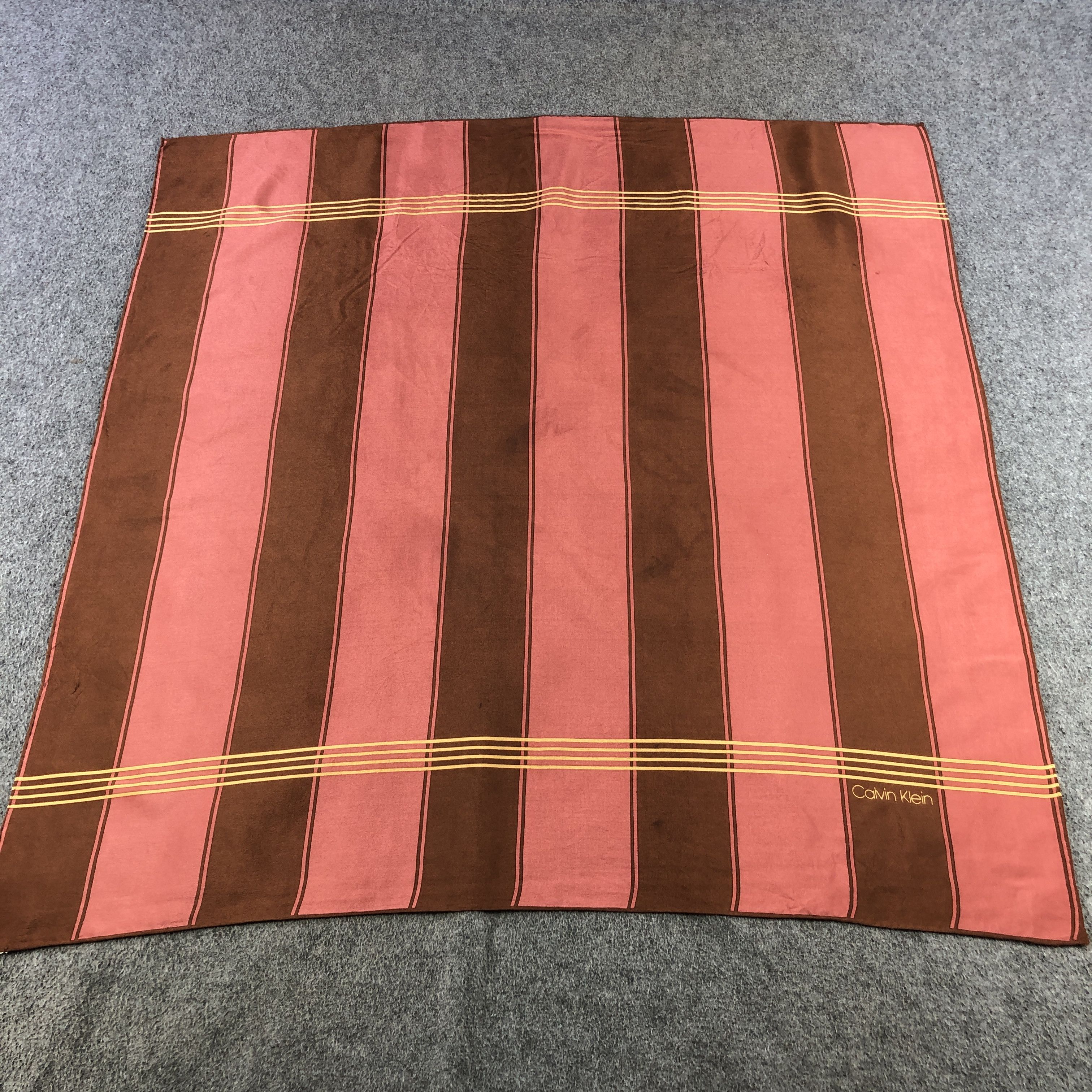 Calvin Klein Vintage Calvin Klein Silk Scarf M1275 Size ONE SIZE - 2 Thumbnail