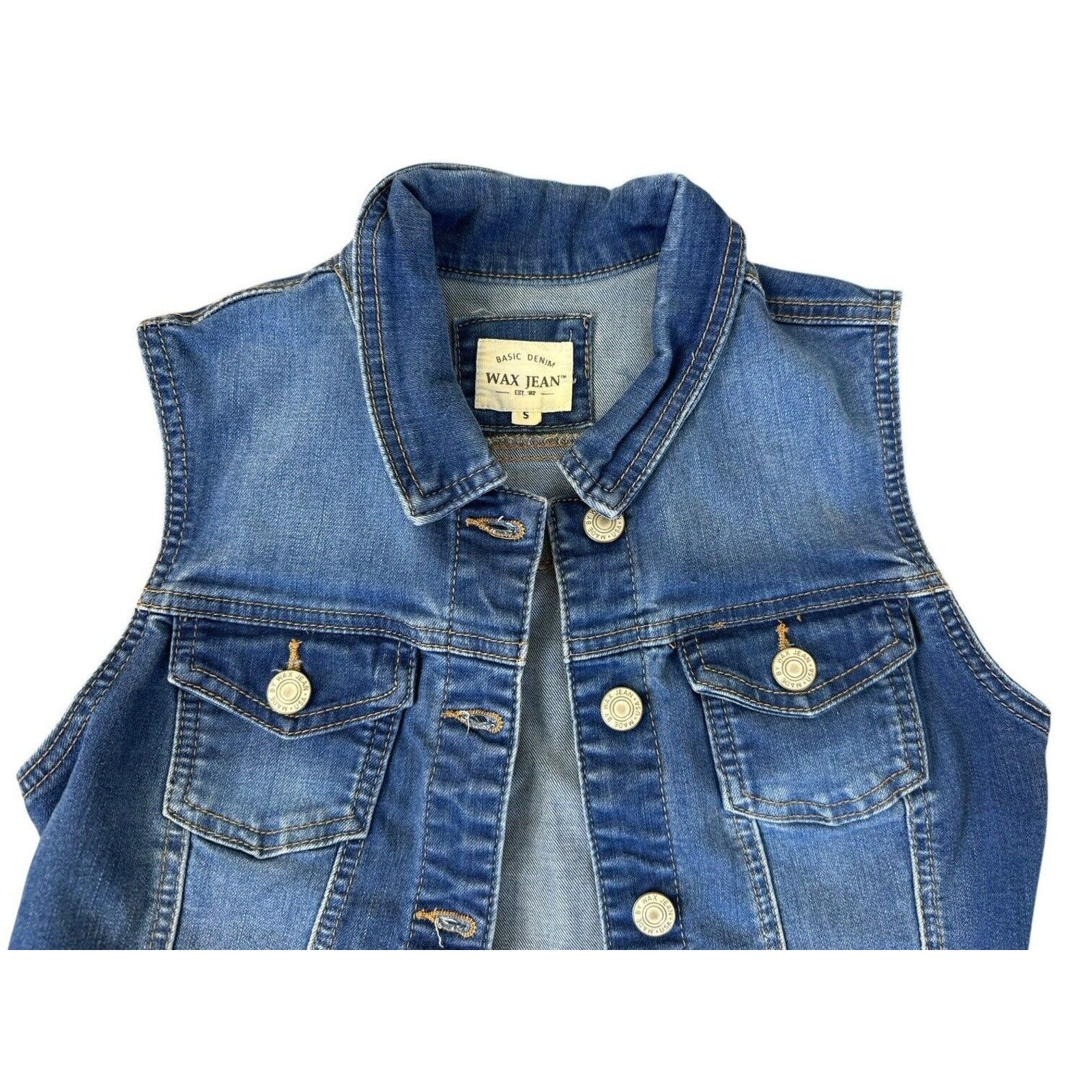 Pink Floyd PINK FLOYD 70s Vintage Retro Upcycled Denim Rainbow Vest S Size S / US 4 / IT 40 - 4 Thumbnail