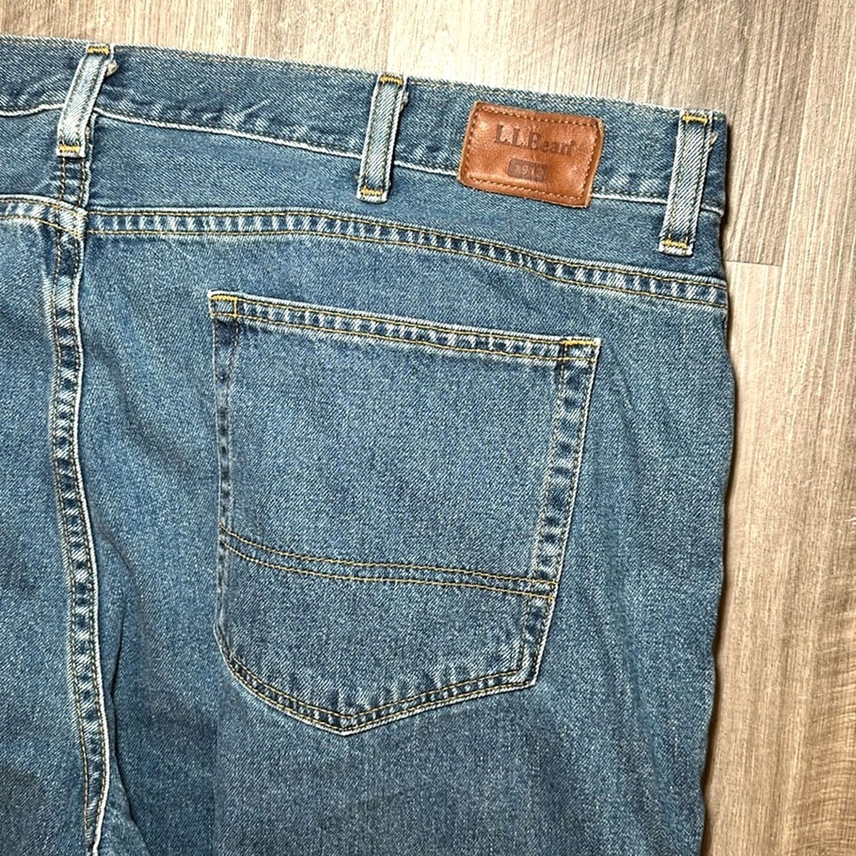 Vintage L.L. Bean Jeans - 44 Regular Straight Men Size US 44 / EU 60 - 5 Thumbnail