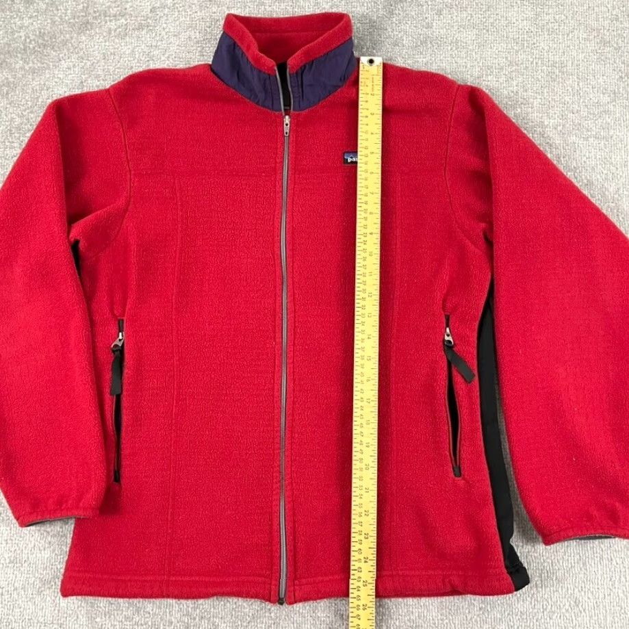 Patagonia VINTAGE Patagonia Jacket Womens M Red Fleece Polartec R3 Radiant Regulator USA Size M / US 6-8 / IT 42-44 - 6 Thumbnail