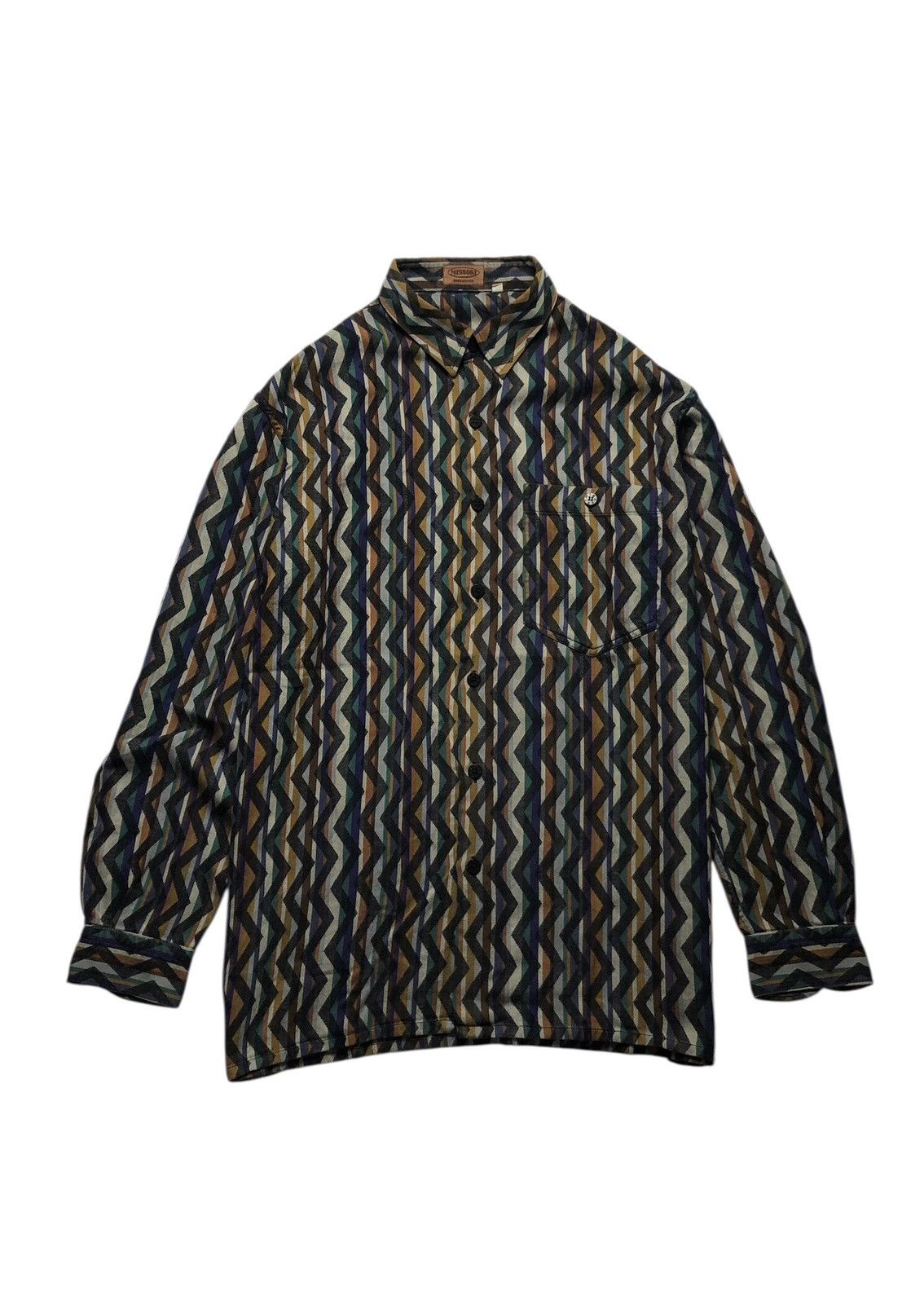 Missoni Missoni zig zag shirt Size US M / EU 48-50 / 2 - 1 Thumbnail