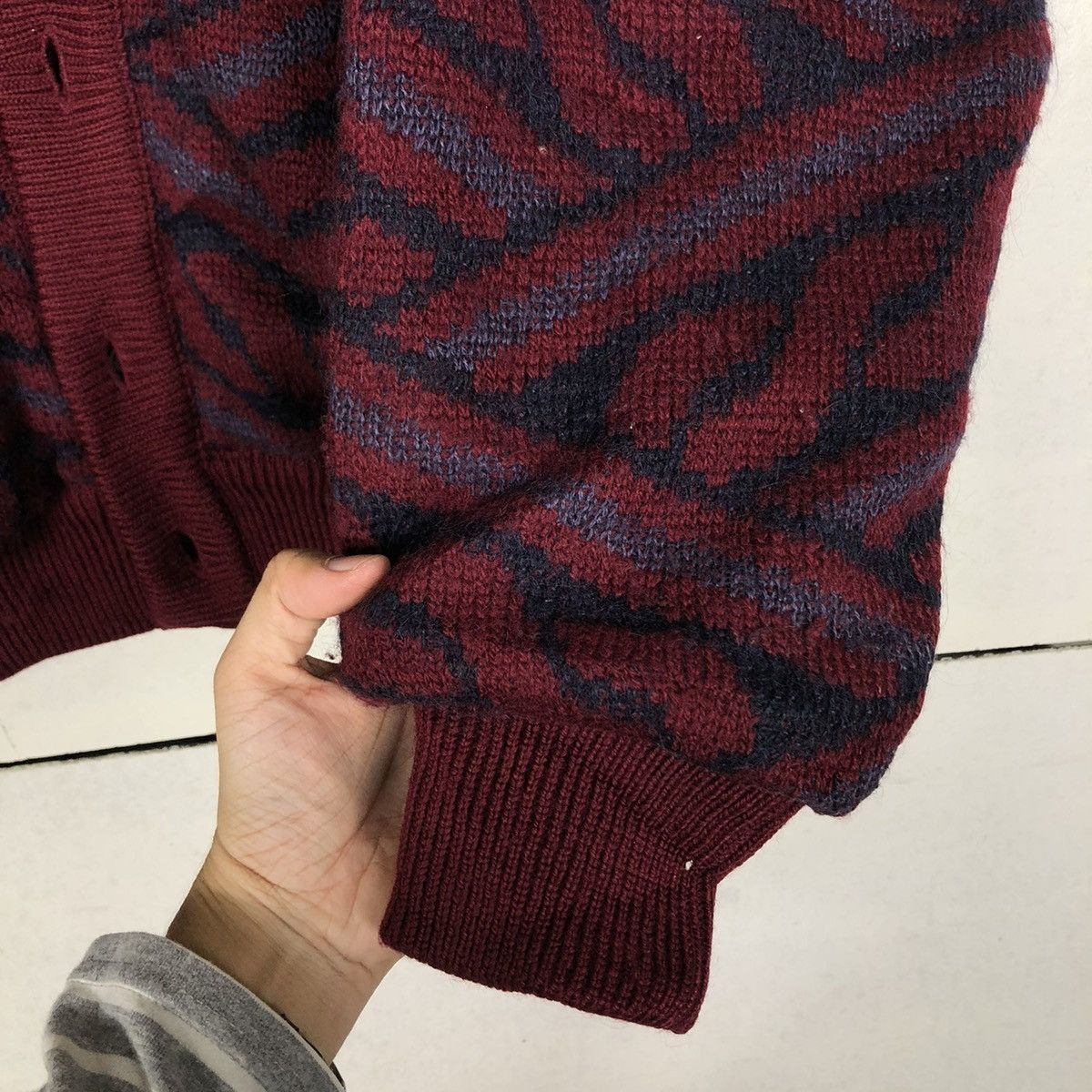 Japanese Brand 🔥VINTAGE CARDIGAN BOMBER JACKET MODIGLIANI ITALY Size US L / EU 52-54 / 3 - 17 Thumbnail