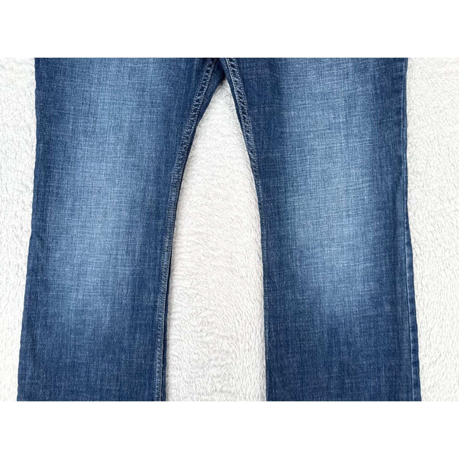 Wrangler Wrangler Jeans Juniors Blue Denim Bootcut Cotton Blend Mid Rise 34x30 Wrangler Retro 90s Womens Jeans Size 38" / US 16 / IT 52 - 3 Thumbnail