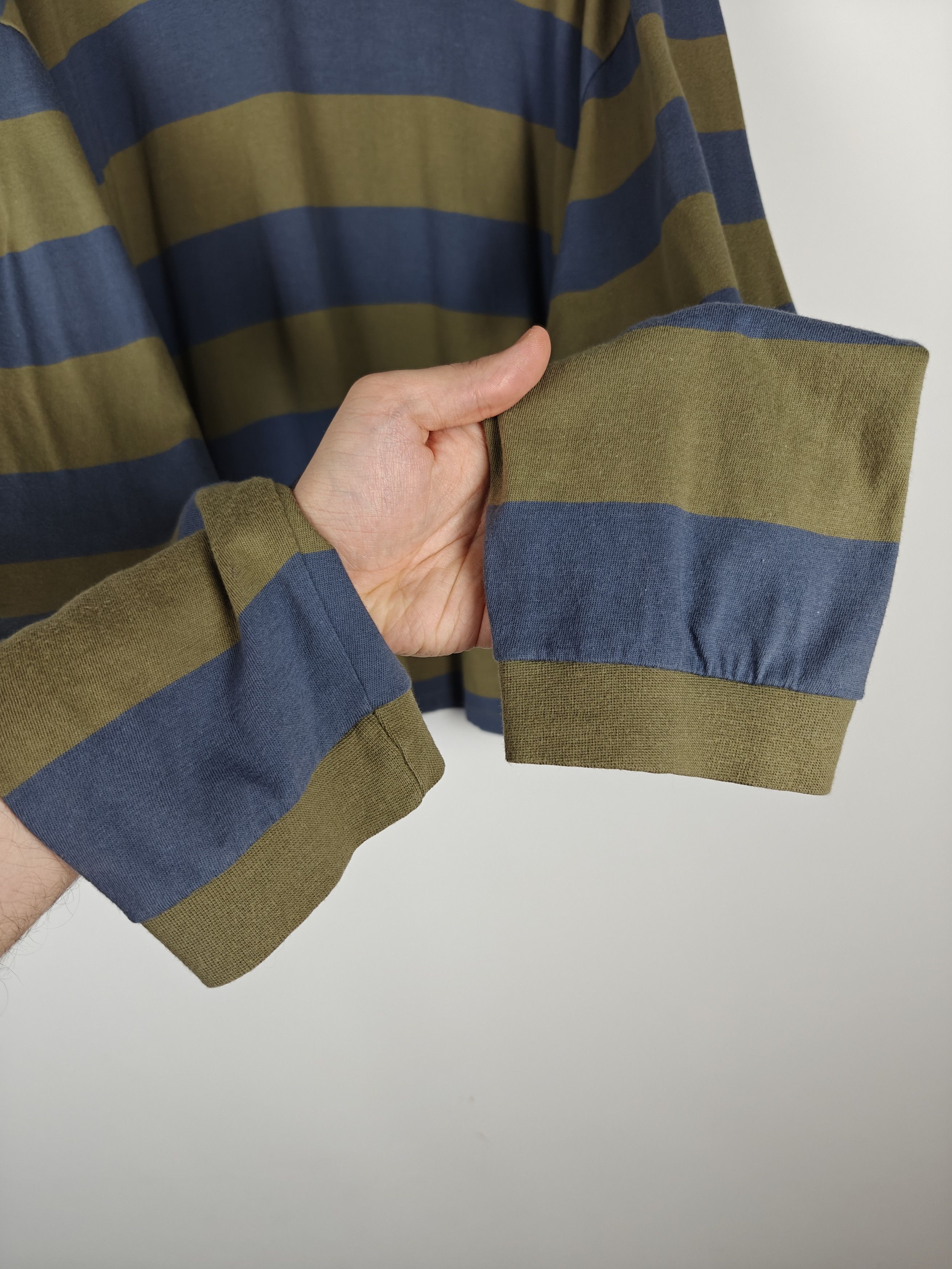 Edwin Edwin Longsleeve Quarter Rib TS Pullover Striped XL Size US XL / EU 56 / 4 - 6 Thumbnail