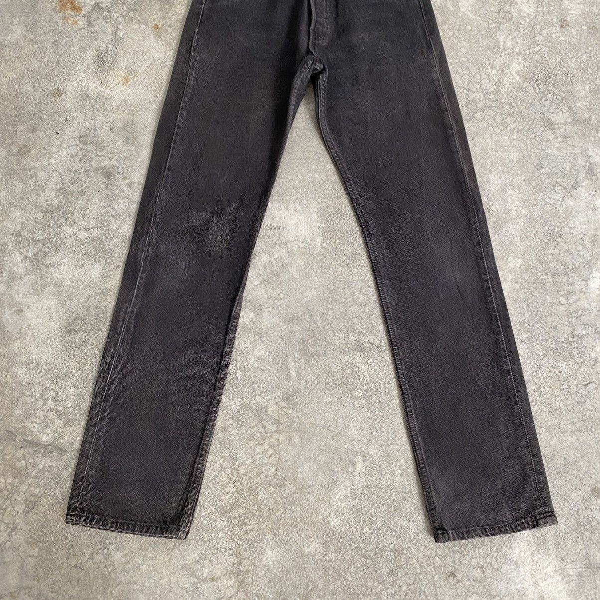 Levi's Vintage 1995 Levis 501 Over Dyed Black Denim Jeans Size US 28 / EU 44 - 4 Thumbnail