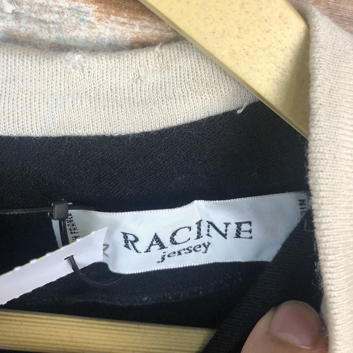 Homespun Knitwear × Japanese Brand Racine Jersey Black Knitwear #A1895 Size M / US 6-8 / IT 42-44 - 9 Thumbnail