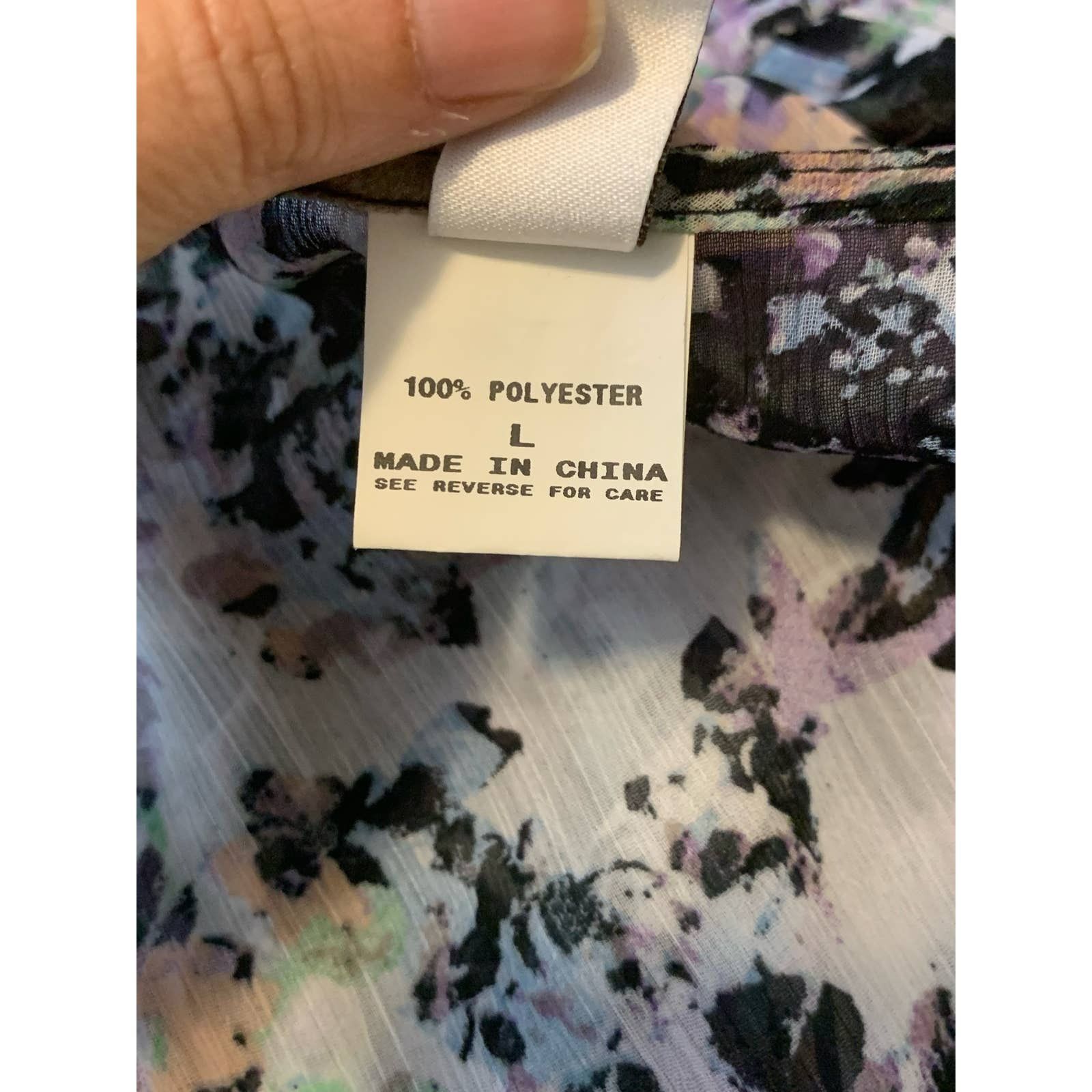 Badgley Mischka Badgley Mischka Fiona sheer floral Fiona Tunic size Large Size L / US 10 / IT 46 - 11 Thumbnail