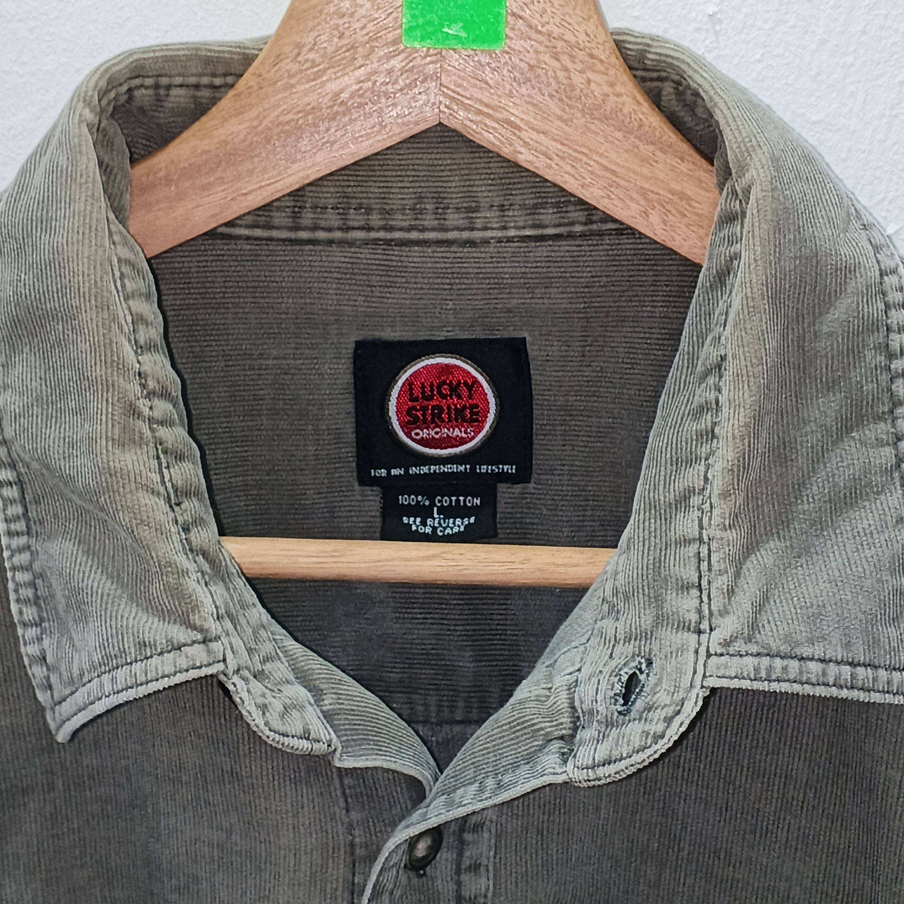 Vintage Vintage 90's Lucky Strike Size Medium Long Sleeve Polo Shirt Size US M / EU 48-50 / 2 - 4 Thumbnail