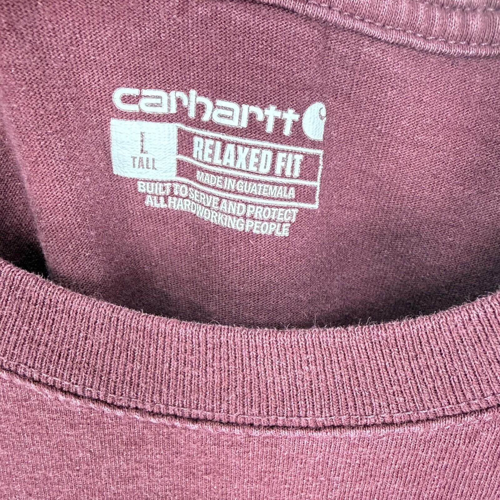 Carhartt Carhartt Original Pocket TShirt Workwear Tall Relaxed Mens L Size US L / EU 52-54 / 3 - 3 Thumbnail