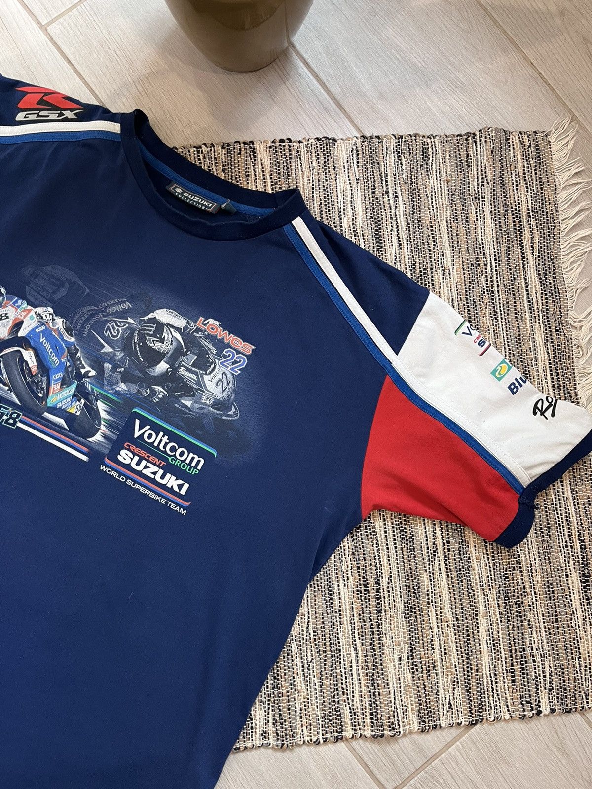 Vintage Vintage Suzuki Racing T-Shirt Motorcycle Japanese Logo Size US XXL / EU 58 / 5 - 7 Thumbnail