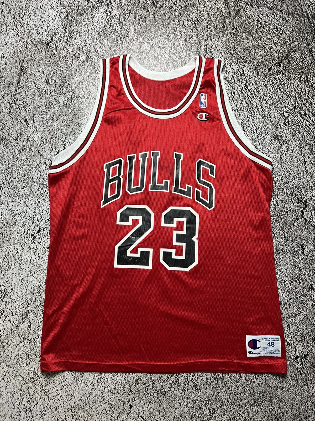 Champion VTG 90’s Chicago Bulls NBA Michael Jordan champion jersey Size US L / EU 52-54 / 3 - 1 Thumbnail