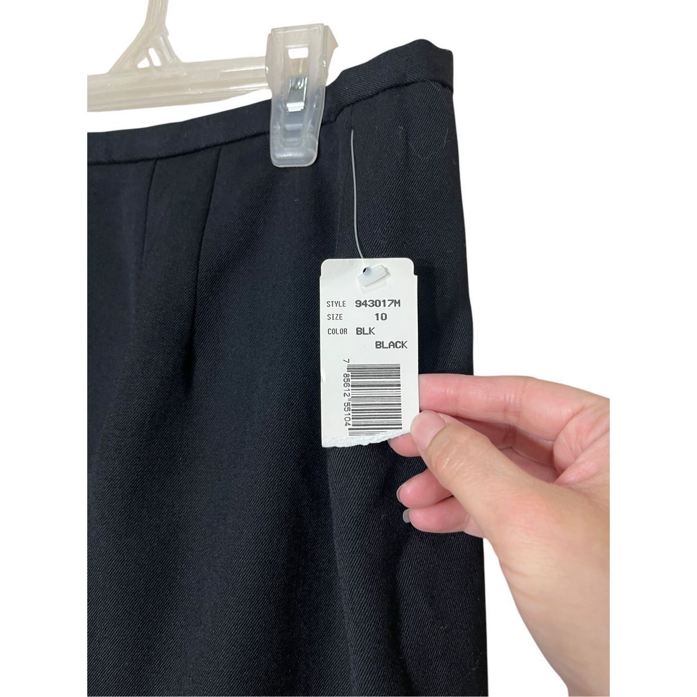Other Vintage Field Manor skirt black sz 10 long maxi back slit NW Size 32" / US 10 / IT 46 - 5 Thumbnail