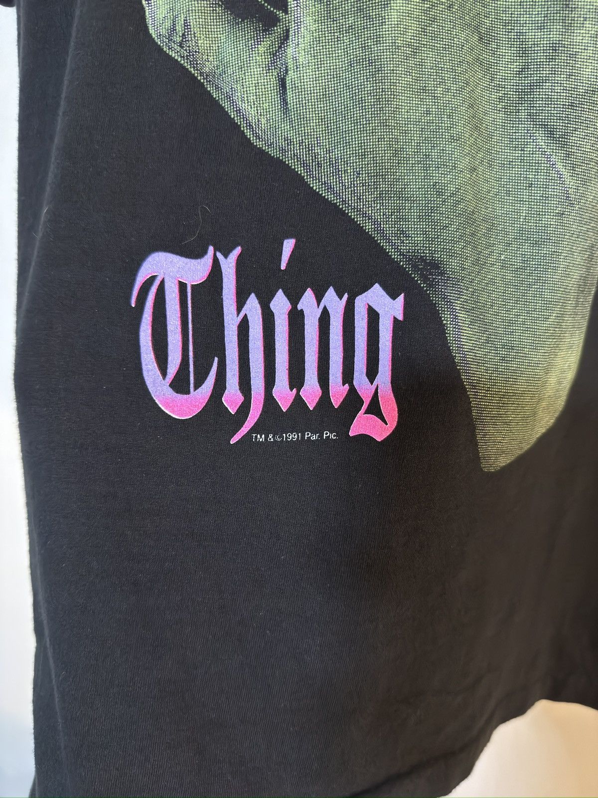 Vintage Vintage Addams Family Thing 90s T-Shirt rare Size US L / EU 52-54 / 3 - 3 Thumbnail