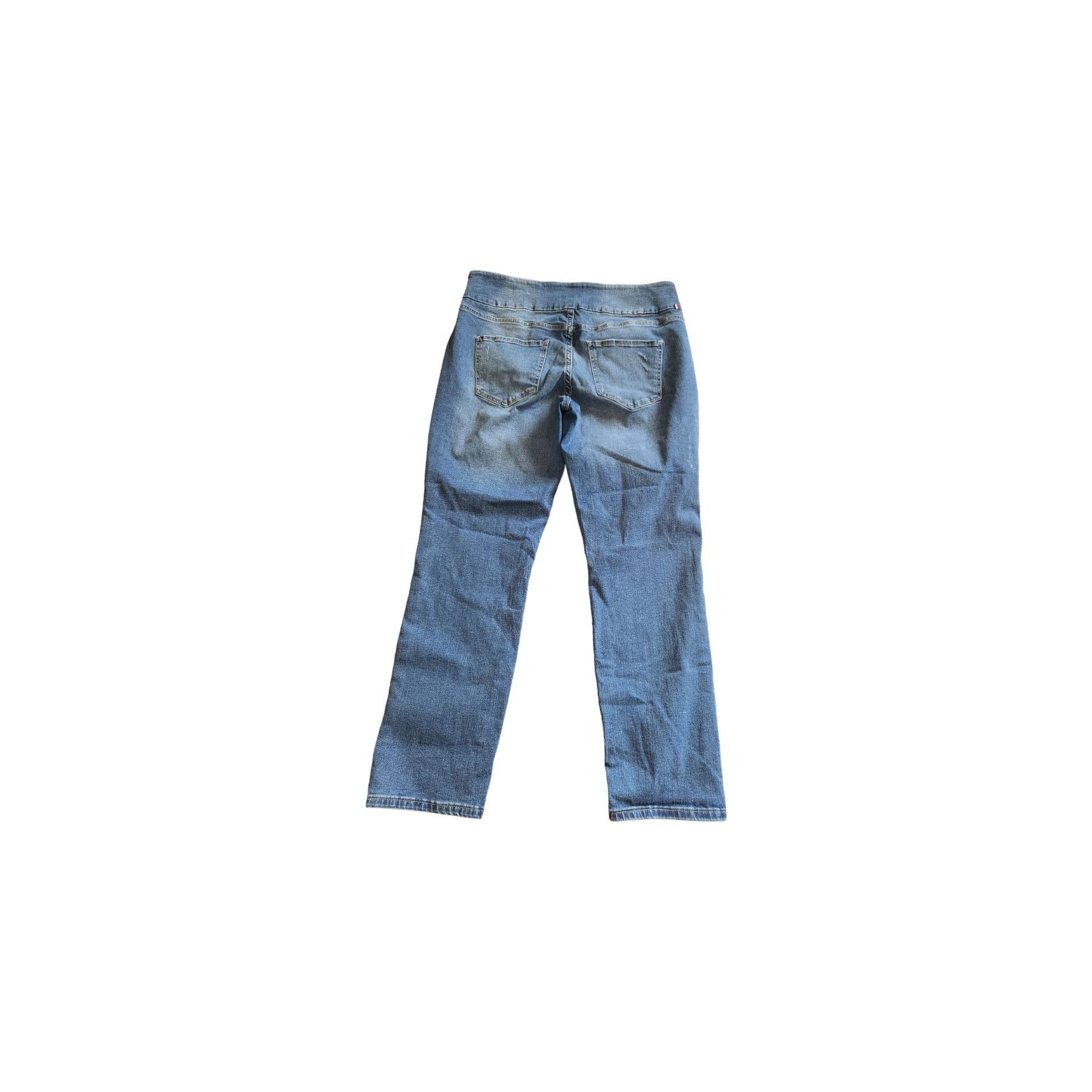 Tommy Hilfiger Tommy Hilfiger Maternity Jeans Women Sz 14 Blue Denim Stretc Size 33" - 5 Thumbnail