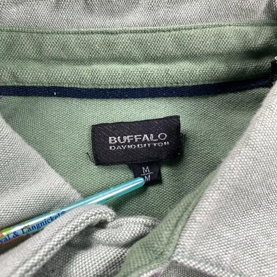 Buffalo David Bitton Buffalo David Bitton Polo Shirt Adults Medium Green Cotton Size US M / EU 48-50 / 2 - 4 Thumbnail