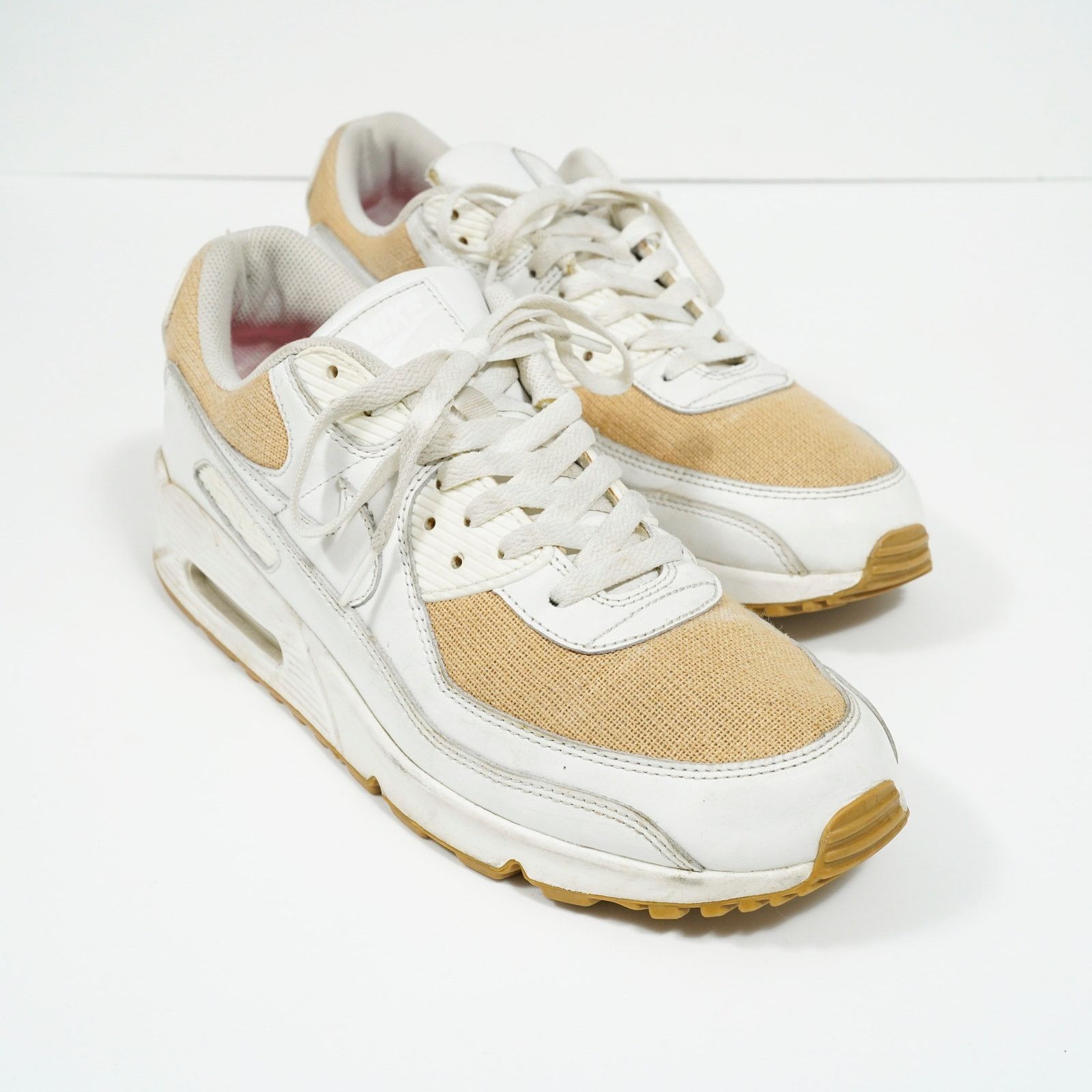 Nike Nike Air Max 90 Burlap Summit White Gum Brown Men’s 12 Size US 12 / EU 45 - 2 Thumbnail