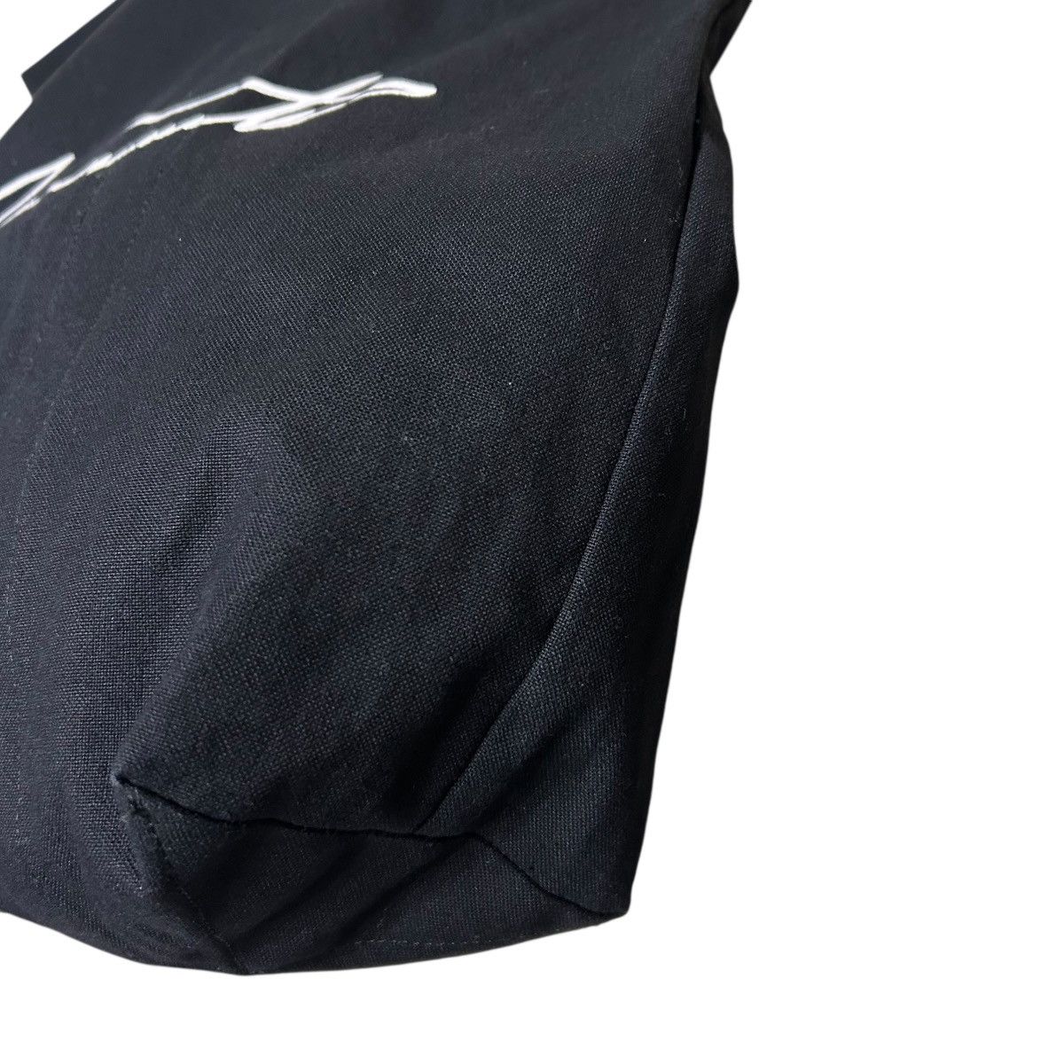 Yohji Yamamoto 641 Yohji Yamamoto bag men black cotton tote made in Japan Size ONE SIZE - 8 Thumbnail
