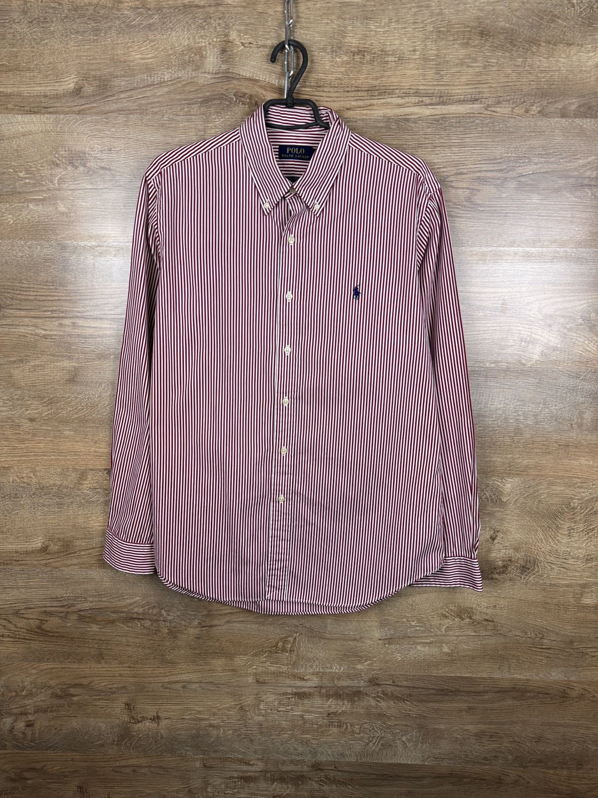 Polo Ralph Lauren × Vintage Mens Vintage Polo Ralph Lauren striped shirts button up Size US L / EU 52-54 / 3 - 1 Thumbnail
