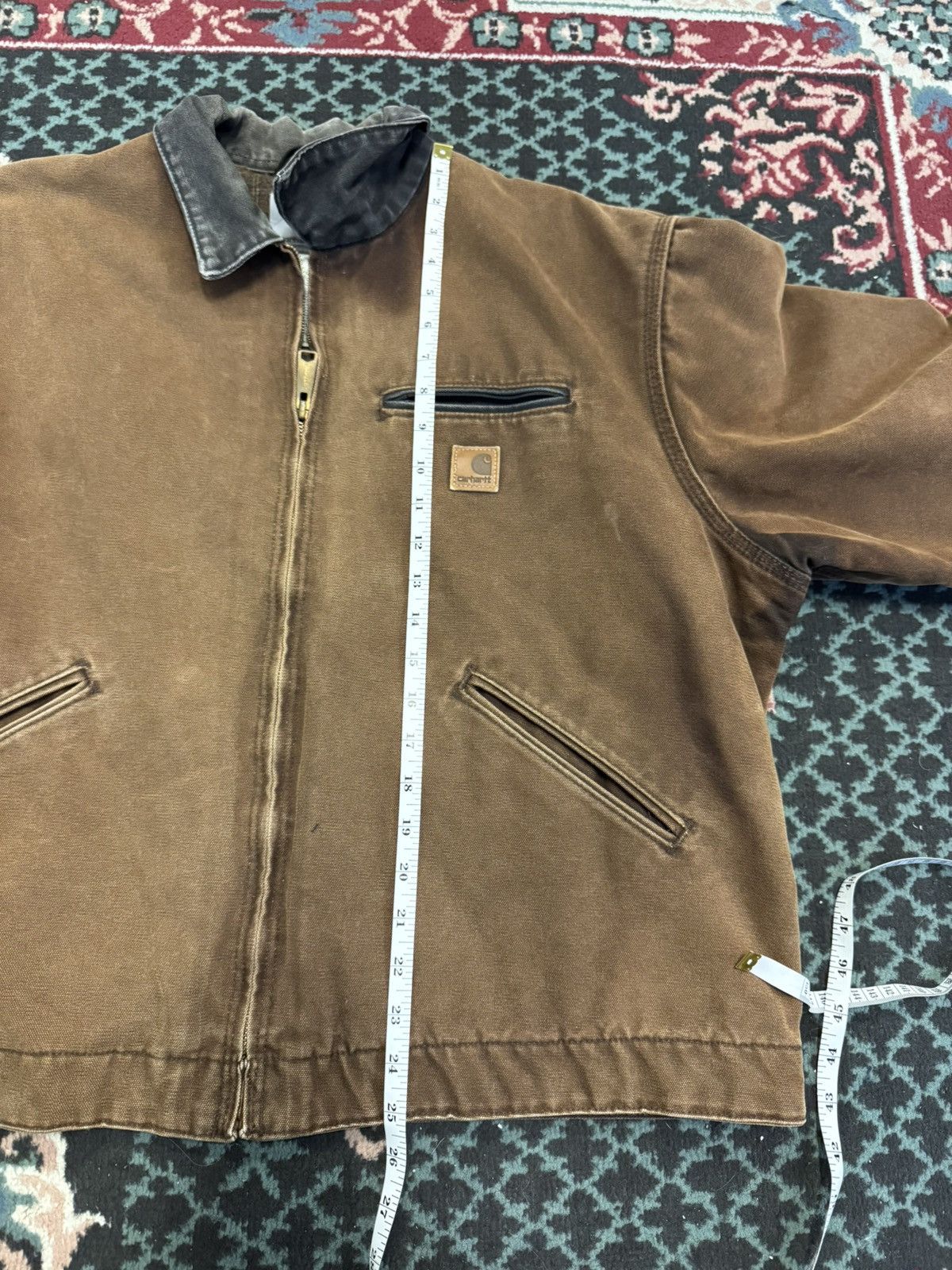 Carhartt Carhartt Workwear J97DKB FADED Detroit Blanket Lined JKT Size US XL / EU 56 / 4 - 14 Thumbnail